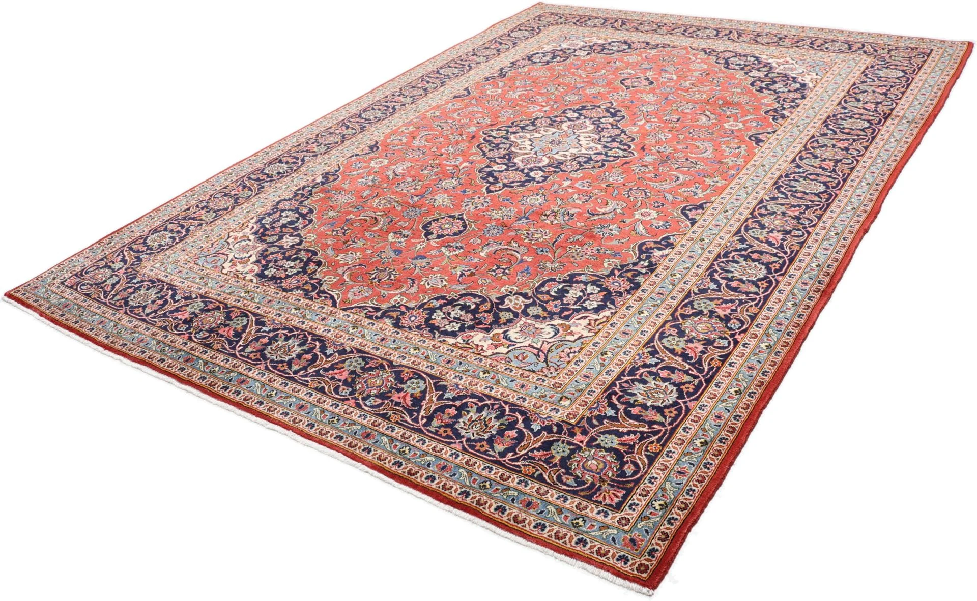 Kashan Perserteppich aus Iran, 250 × 350 cm