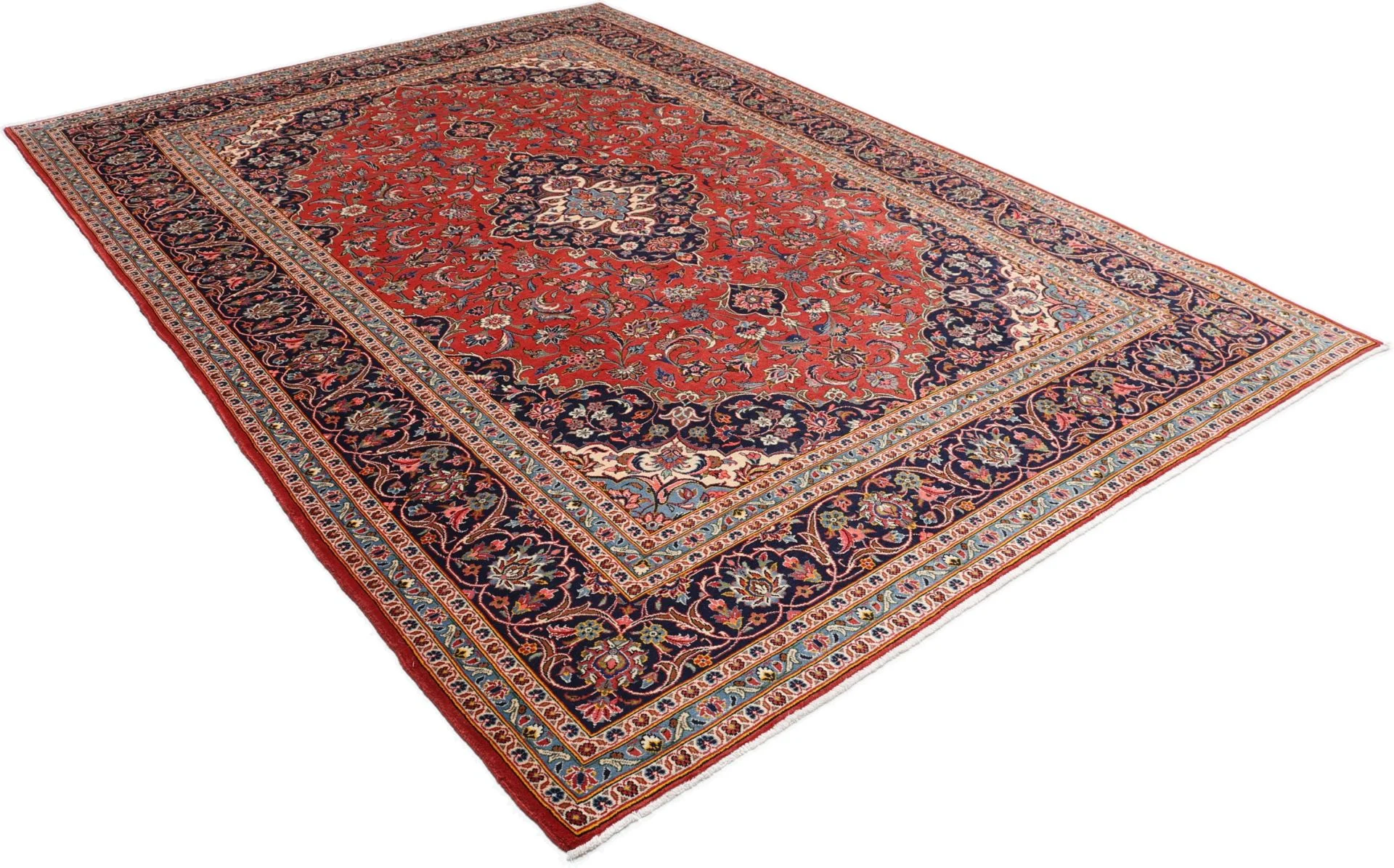 Kashan Perserteppich aus Iran, 250 × 350 cm