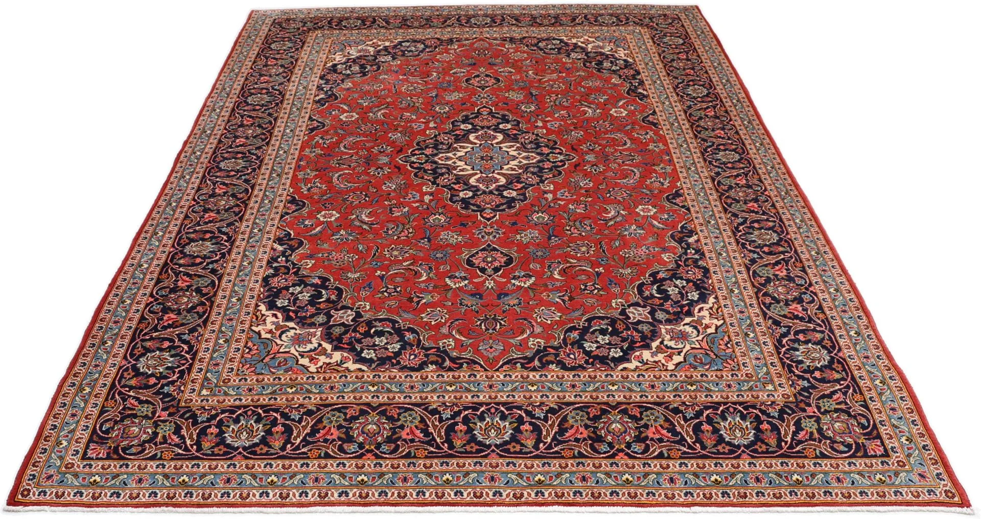 Kashan Perserteppich aus Iran, 250 × 350 cm