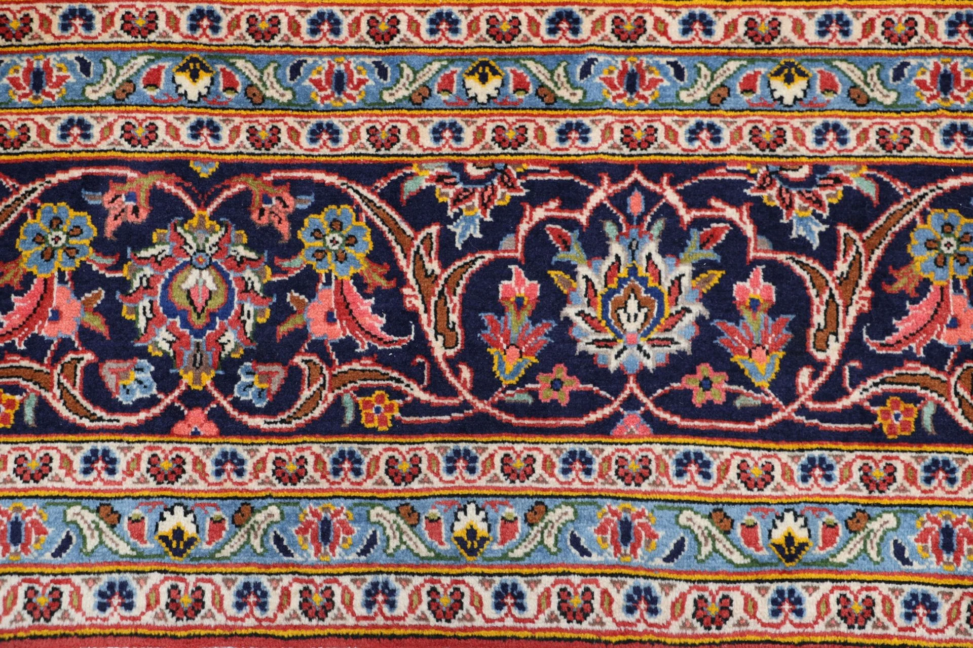 Kashan Perserteppich aus Iran, 250 × 350 cm