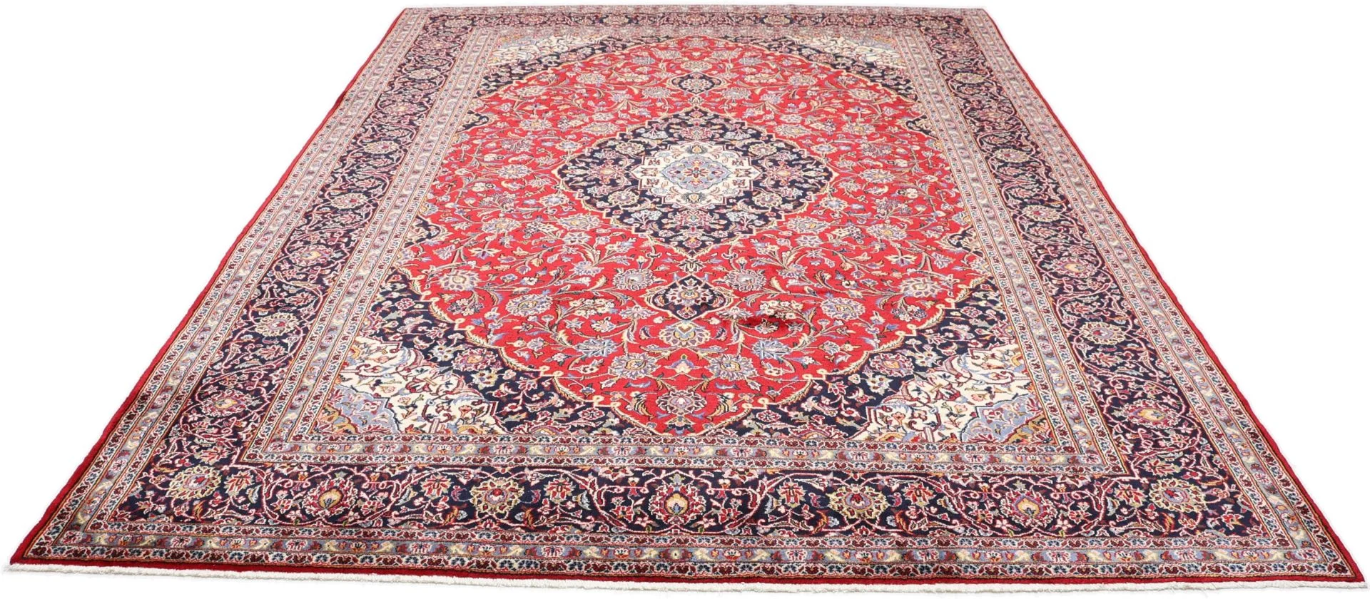Kashan Perserteppich 247 × 345 cm aus Wolle, handgeknüpft