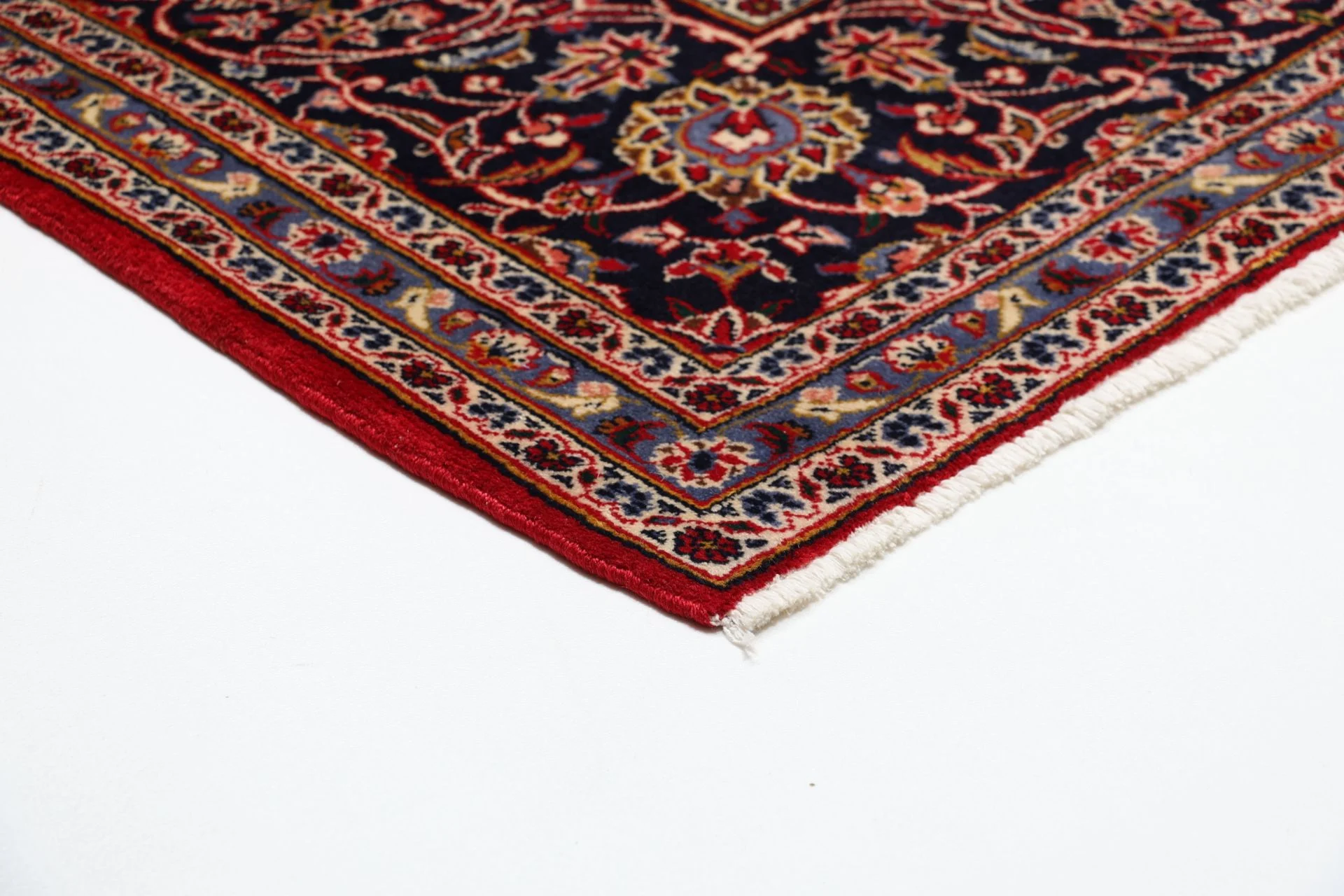 Kashan Perserteppich 247 × 345 cm aus Wolle, handgeknüpft