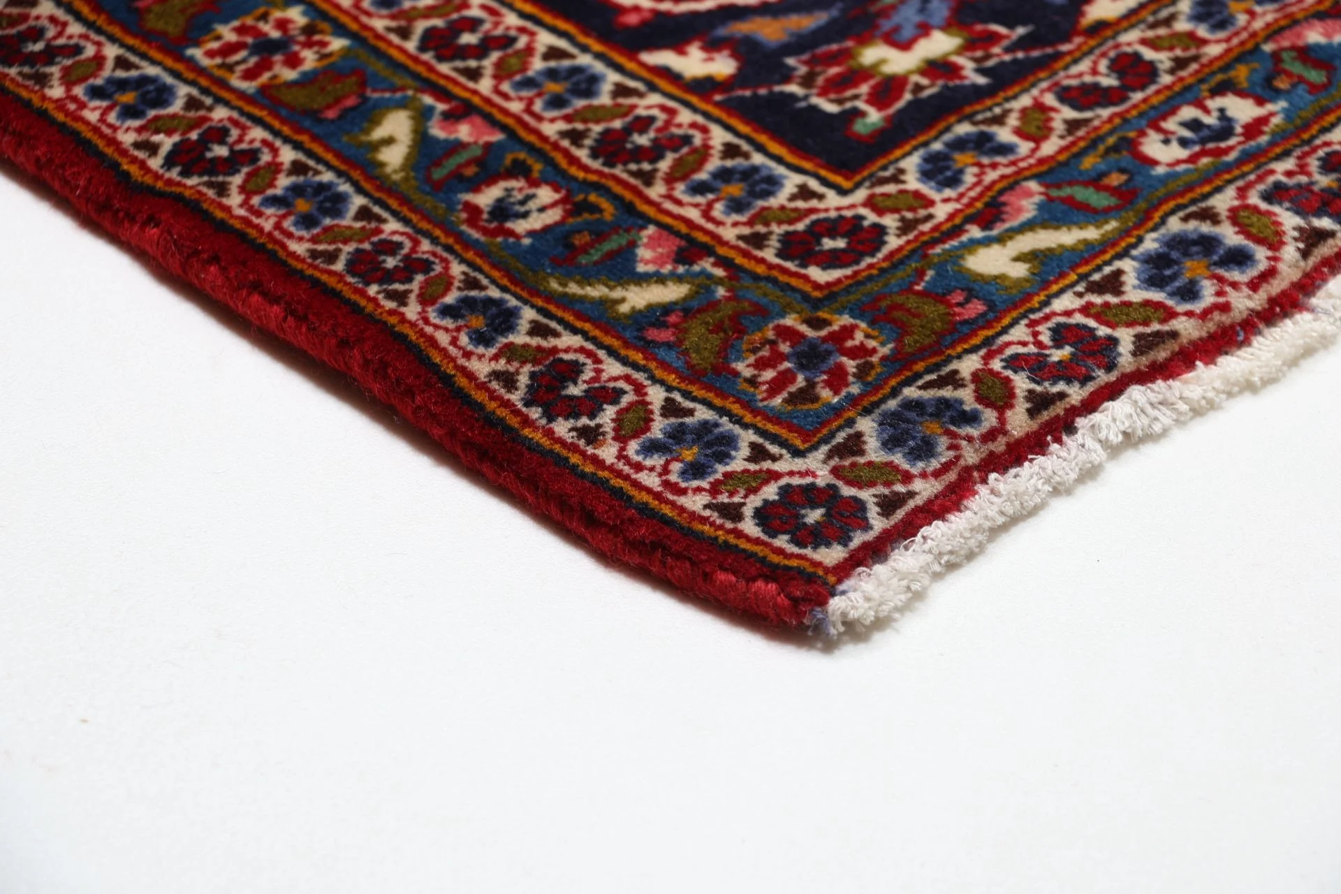 Handgeknüpfter Kashan Perserteppich, 245 × 345 cm, Wolle