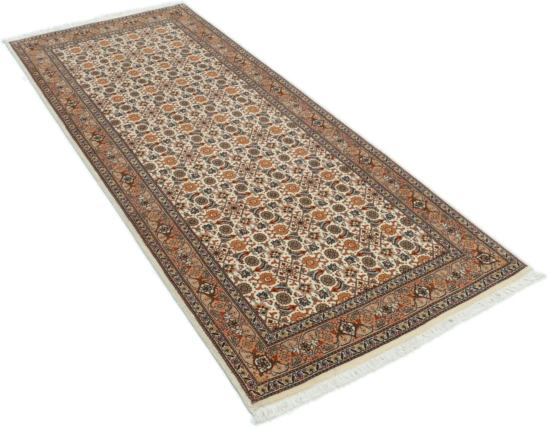 Handgeknüpfter Täbriz Perserteppich, 80 × 199 cm, Wolle