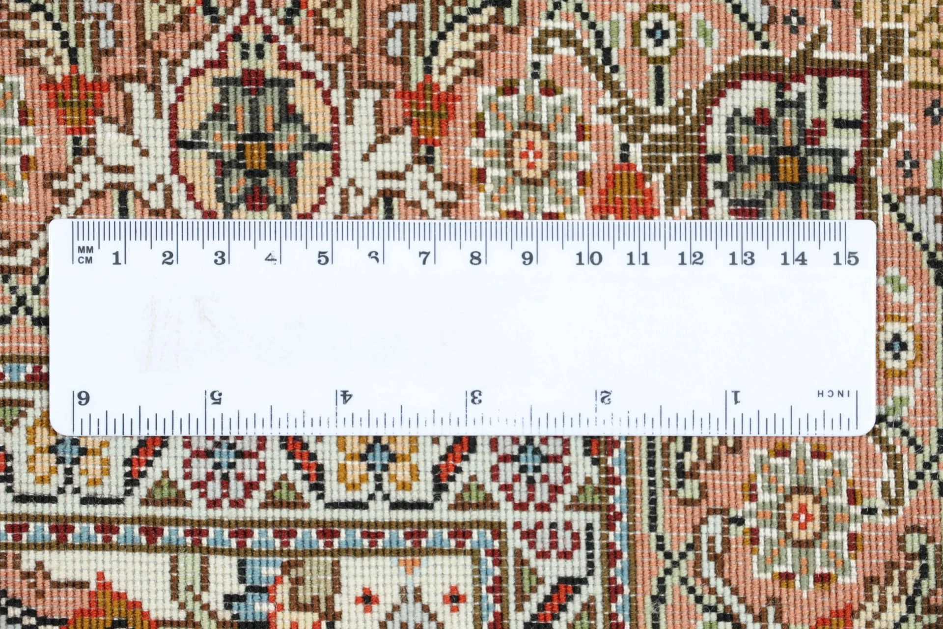 Handgeknüpfter Täbriz Perserteppich, 80 × 199 cm, Wolle