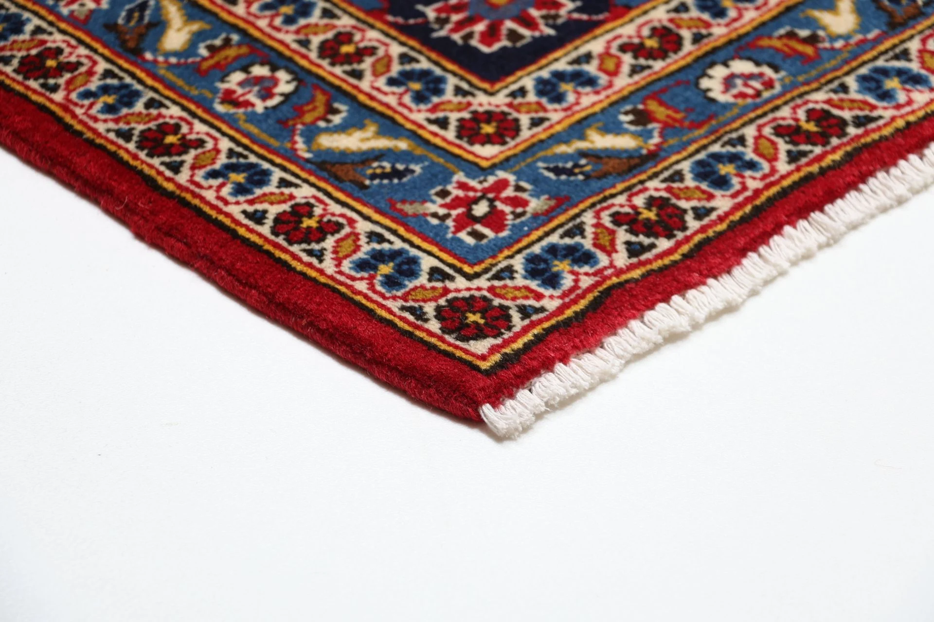 Handgeknüpfter Kashan Perserteppich 250 × 343 cm