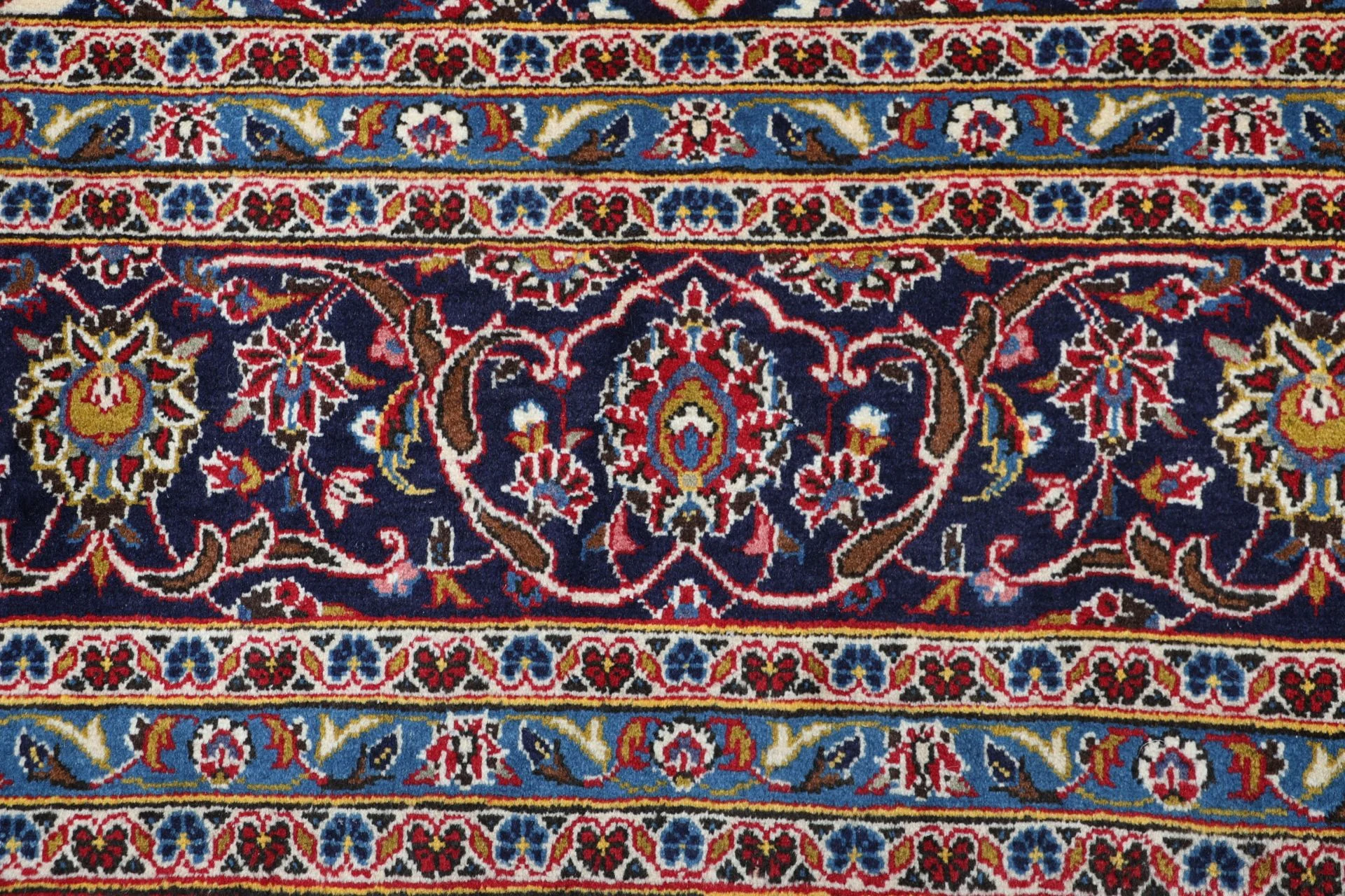 Handgeknüpfter Kashan Perserteppich 250 × 343 cm