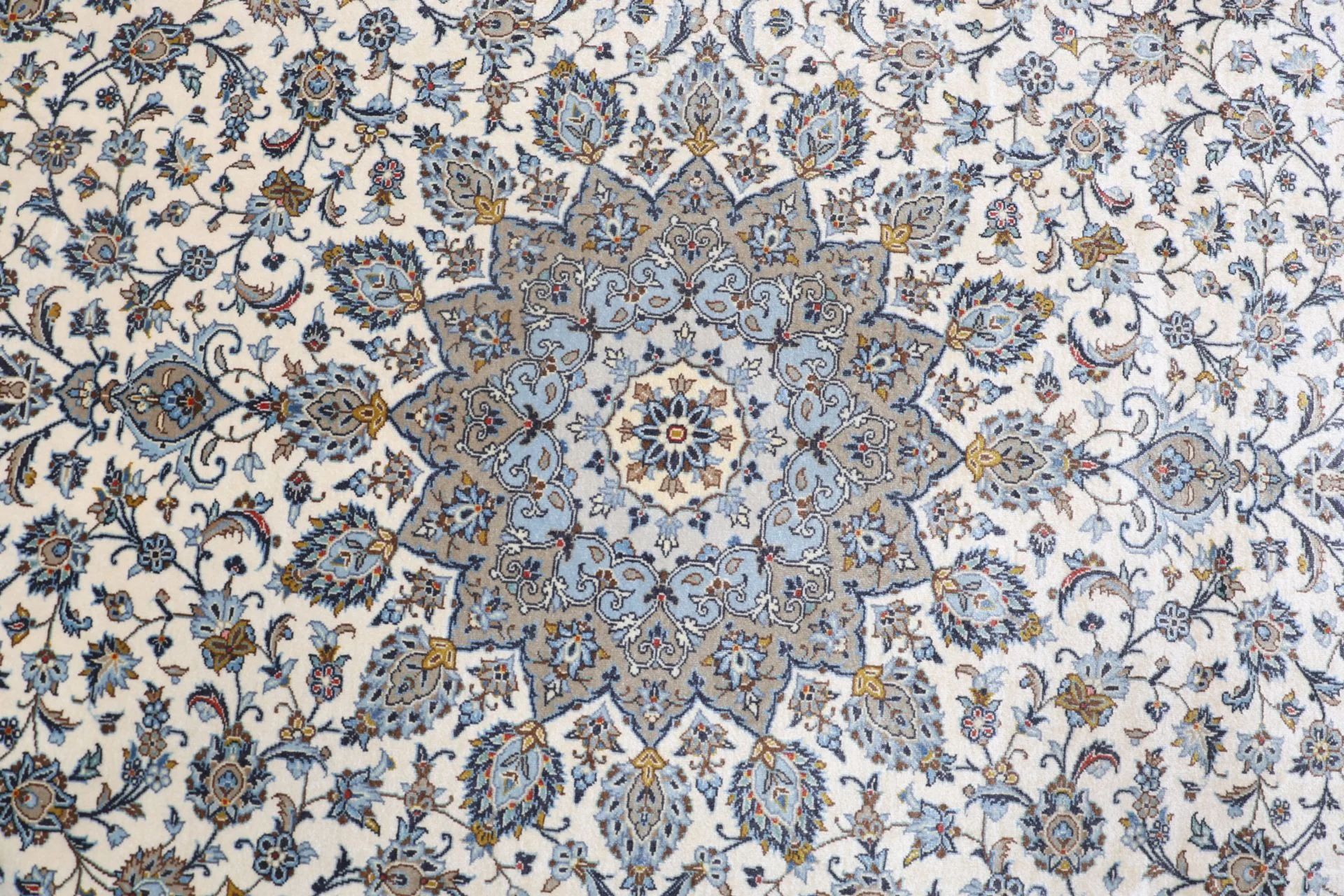 Handgeknüpfter Kashan Perserteppich, 249 × 342 cm, Wolle