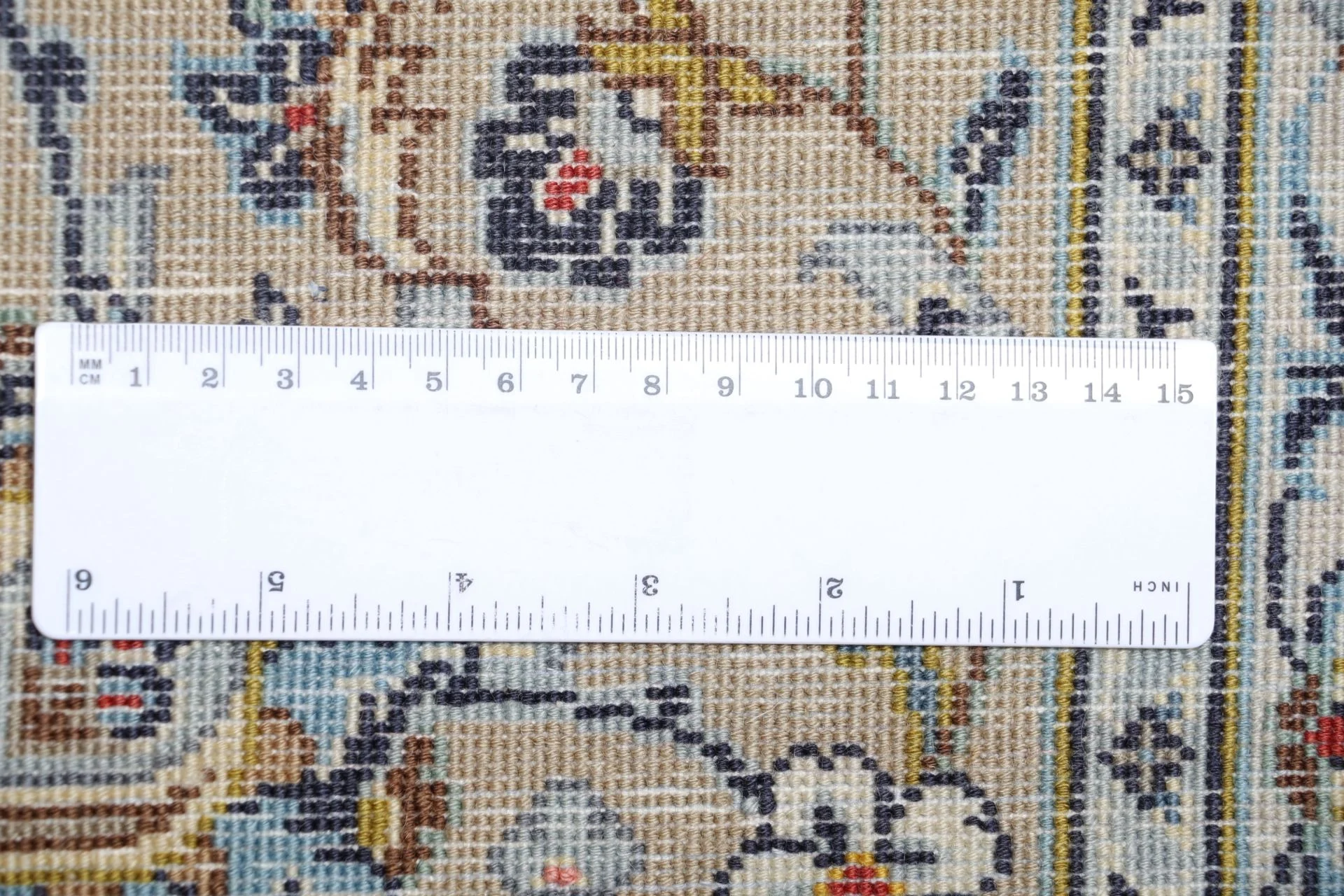Handgeknüpfter Kashan Perserteppich, 249 × 342 cm, Wolle