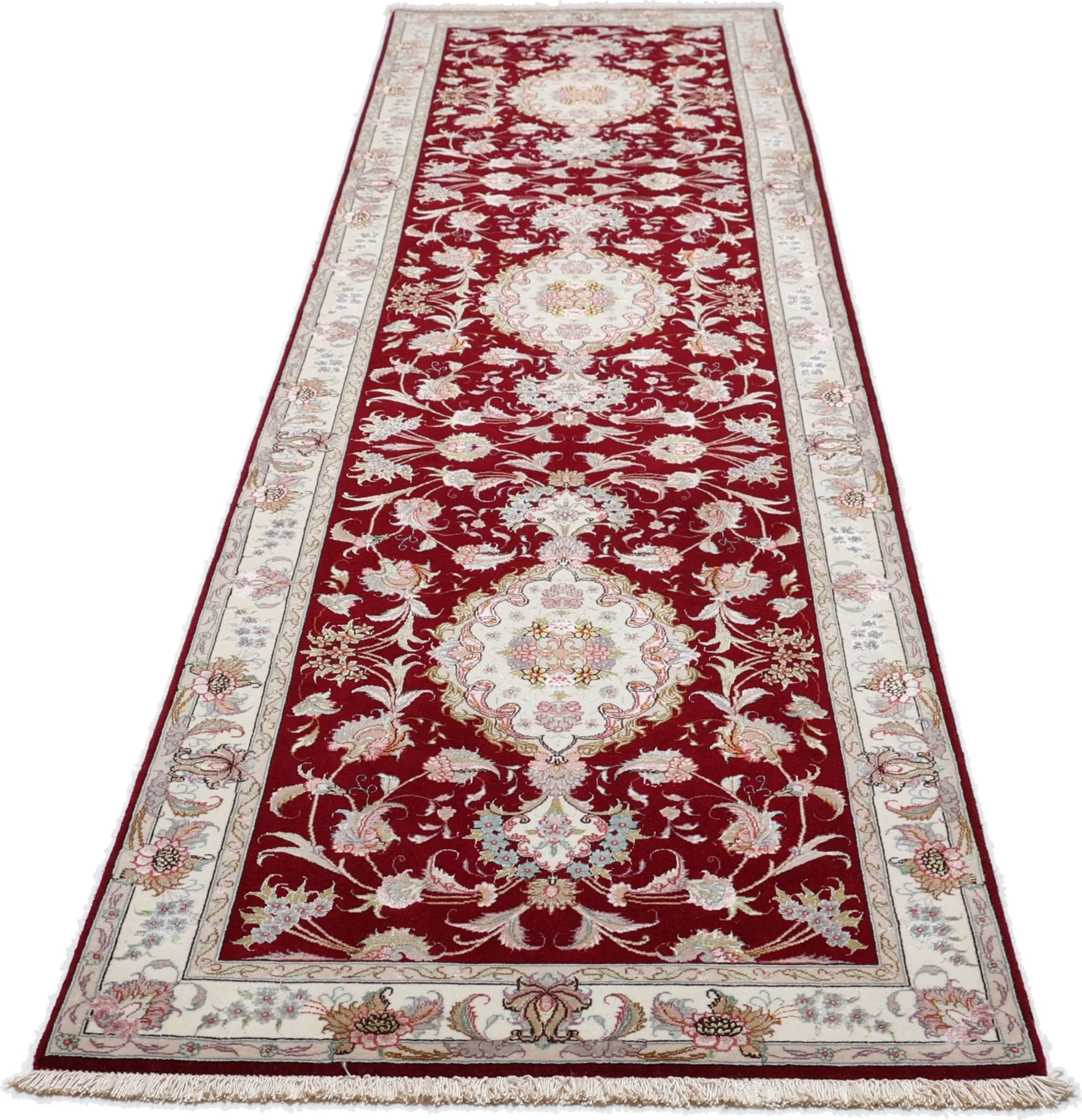 Täbriz Perserteppich aus Iran, 82 × 333 cm