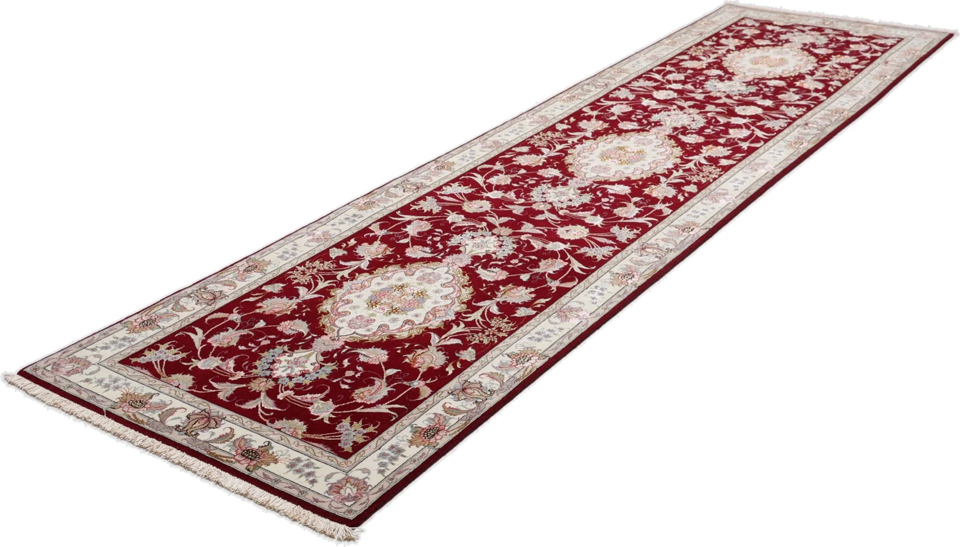 Täbriz Perserteppich aus Iran, 82 × 333 cm