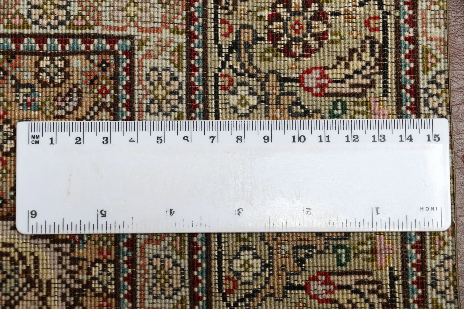 Handgeknüpfter Täbriz Perserteppich, 88 × 354 cm, Wolle