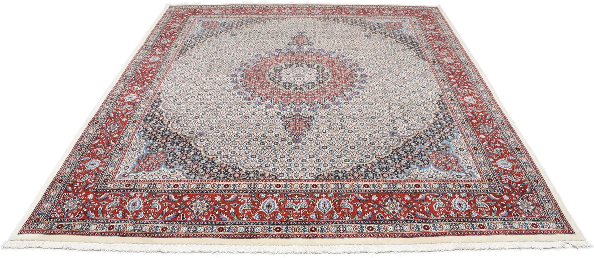 Moud Perserteppich 253 × 300 cm aus Wolle, handgeknüpft
