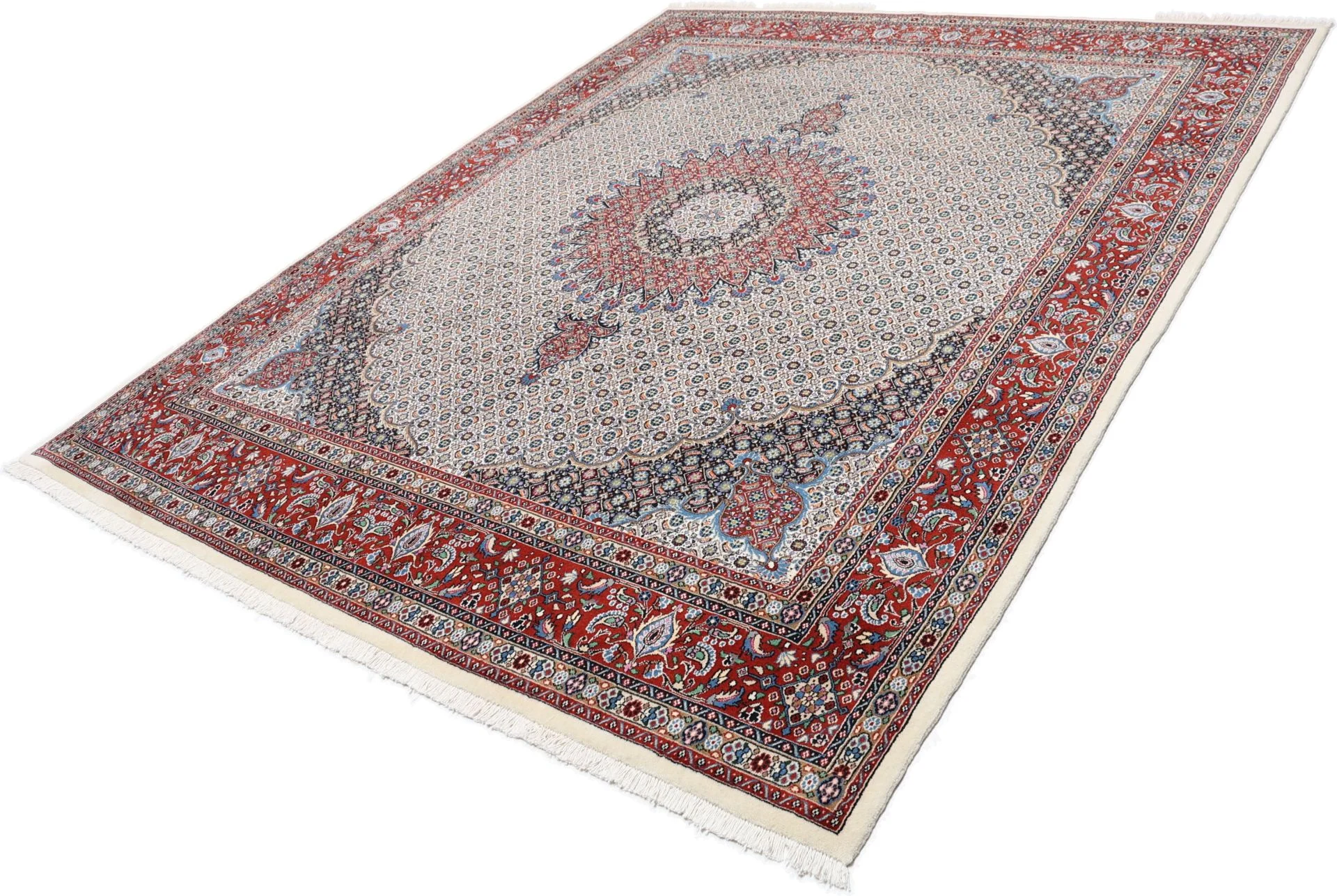 Moud Perserteppich 253 × 300 cm aus Wolle, handgeknüpft