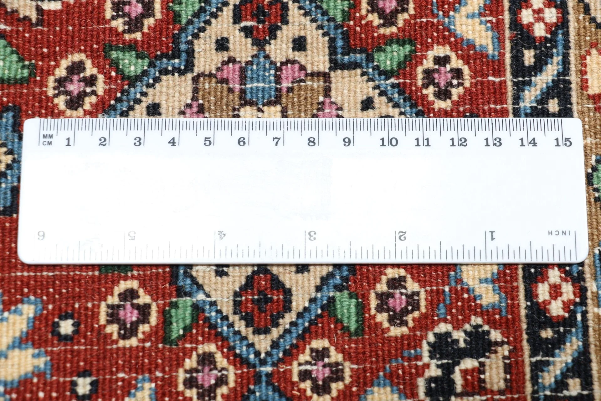 Moud Perserteppich 253 × 300 cm aus Wolle, handgeknüpft