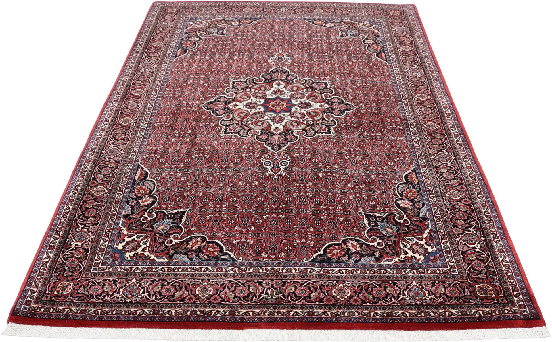 Bijar Perserteppich 169 × 243 cm aus Wolle & Seide, handgeknüpft