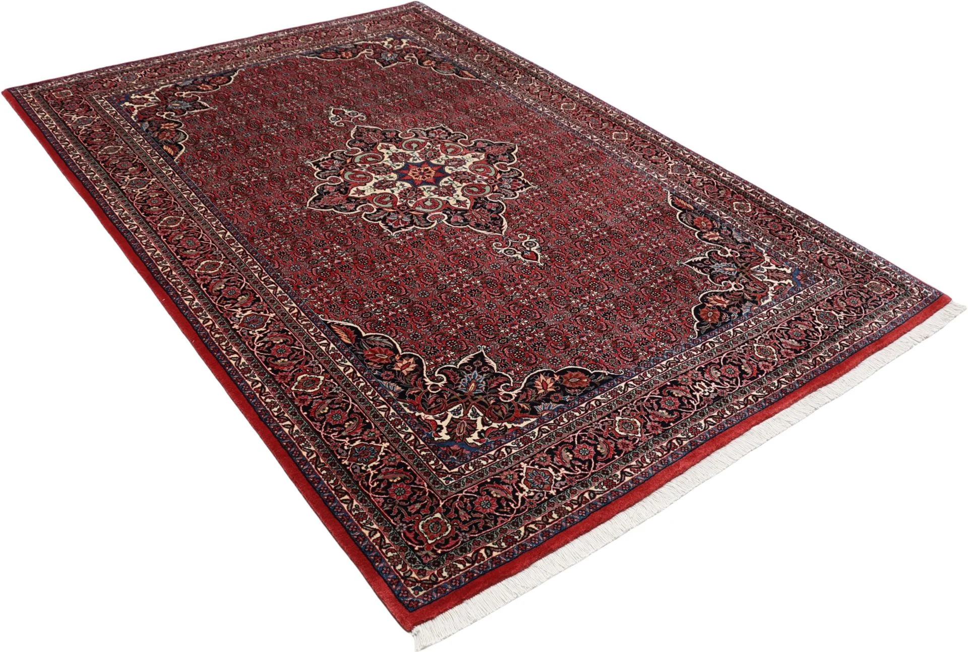 Bijar Perserteppich 169 × 243 cm aus Wolle & Seide, handgeknüpft
