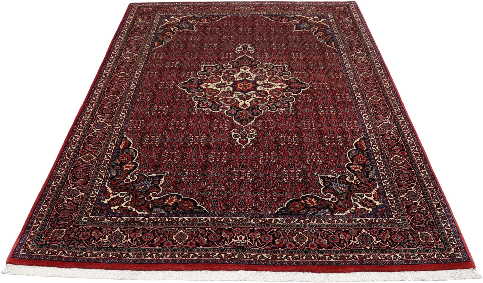 Bijar Perserteppich 169 × 243 cm aus Wolle & Seide, handgeknüpft