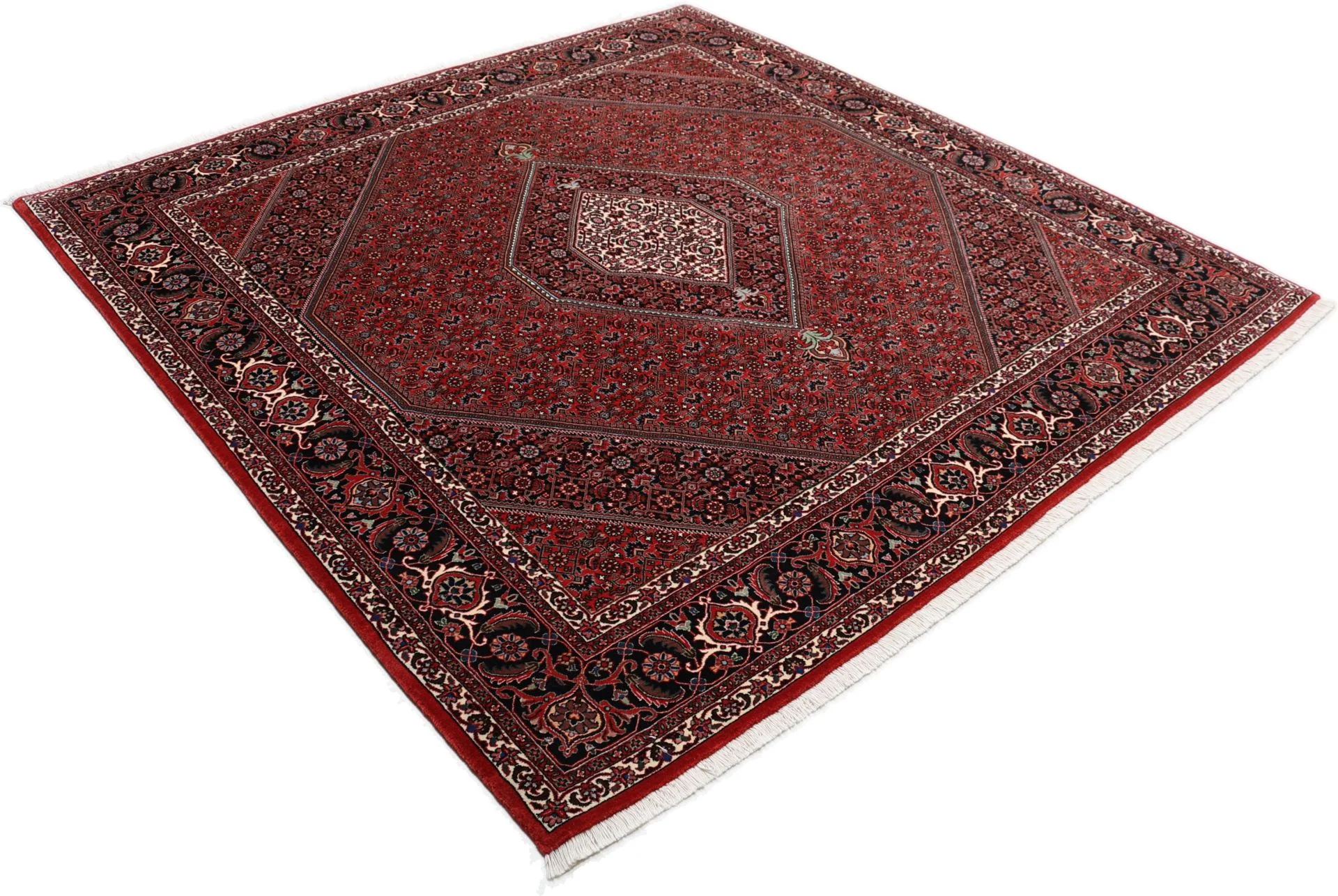 Bijar Perserteppich aus Iran, 206 × 212 cm
