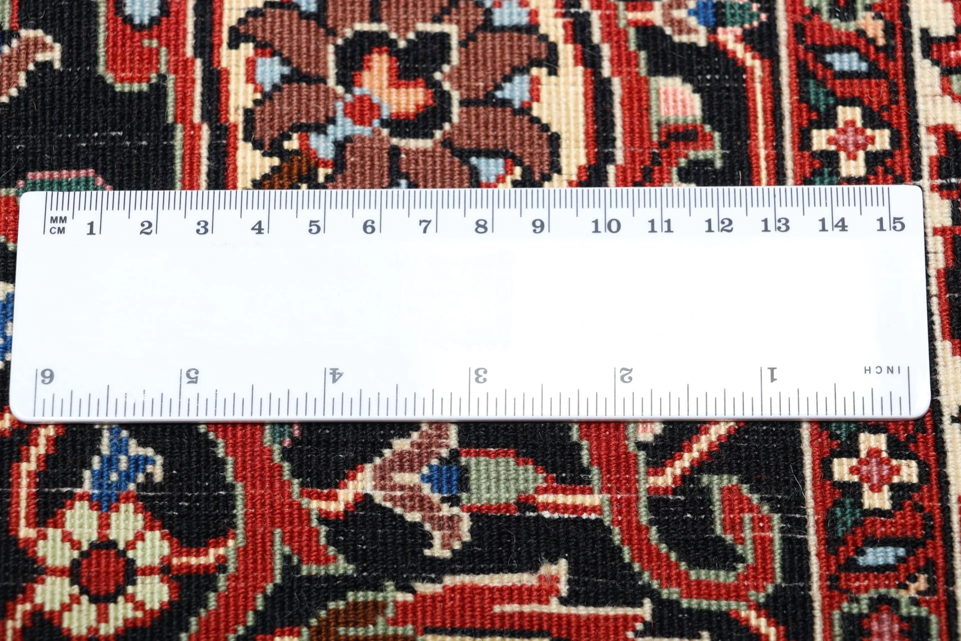Bijar Perserteppich aus Iran, 206 × 212 cm