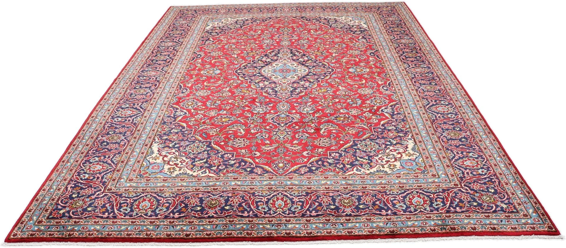 Kashan Perserteppich aus Iran, 250 × 350 cm
