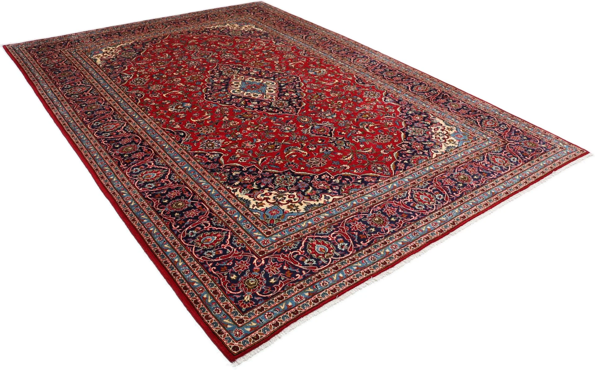 Kashan Perserteppich aus Iran, 250 × 350 cm