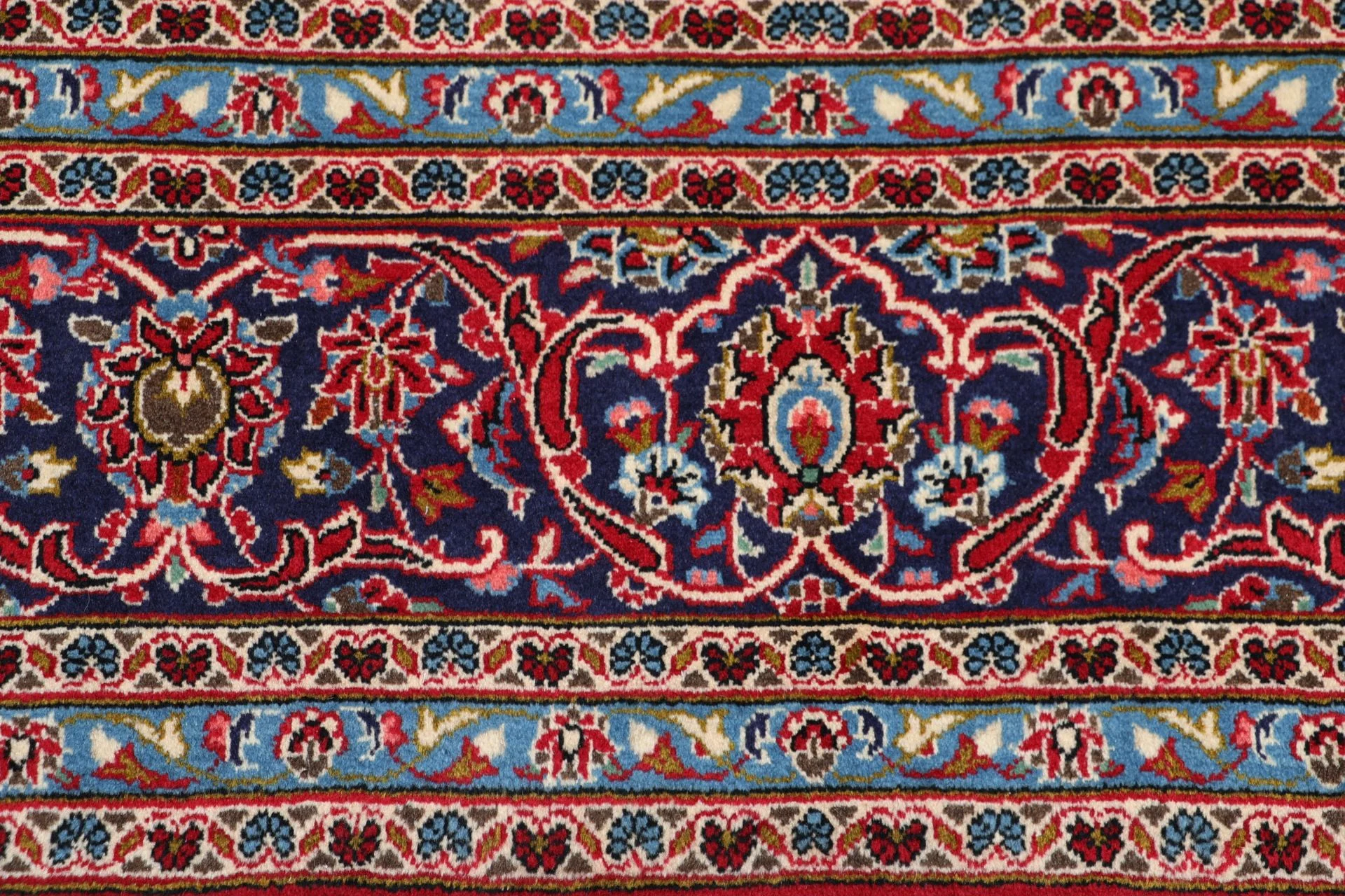 Kashan Perserteppich aus Iran, 250 × 350 cm