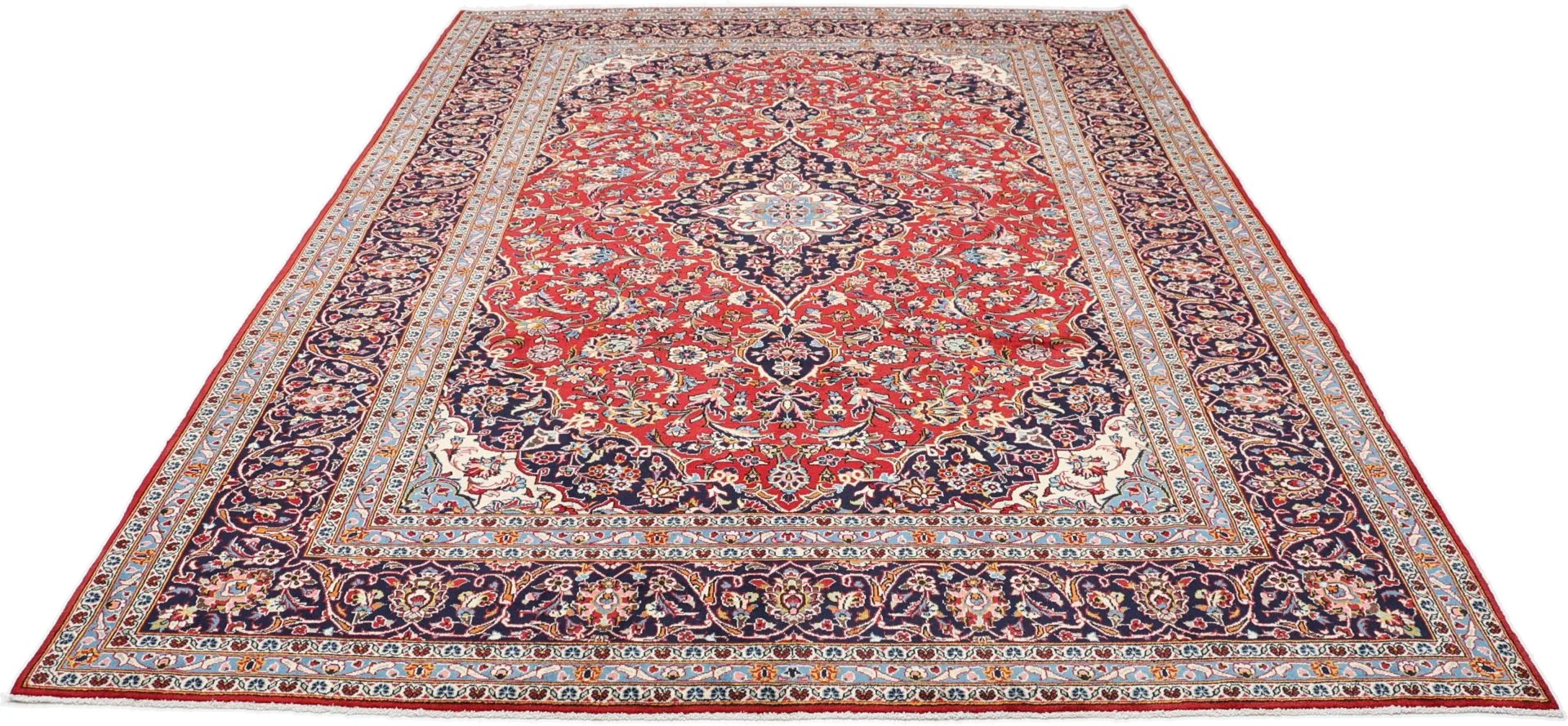 Handgeknüpfter Kashan Perserteppich 250 × 345 cm