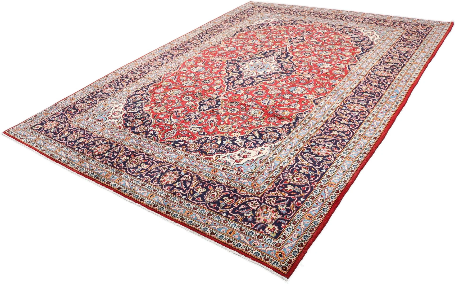 Handgeknüpfter Kashan Perserteppich 250 × 345 cm