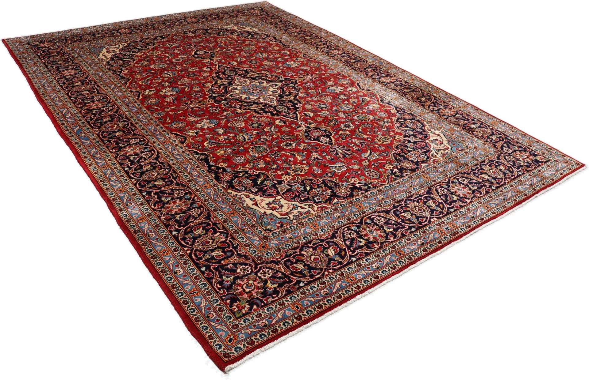 Handgeknüpfter Kashan Perserteppich 250 × 345 cm
