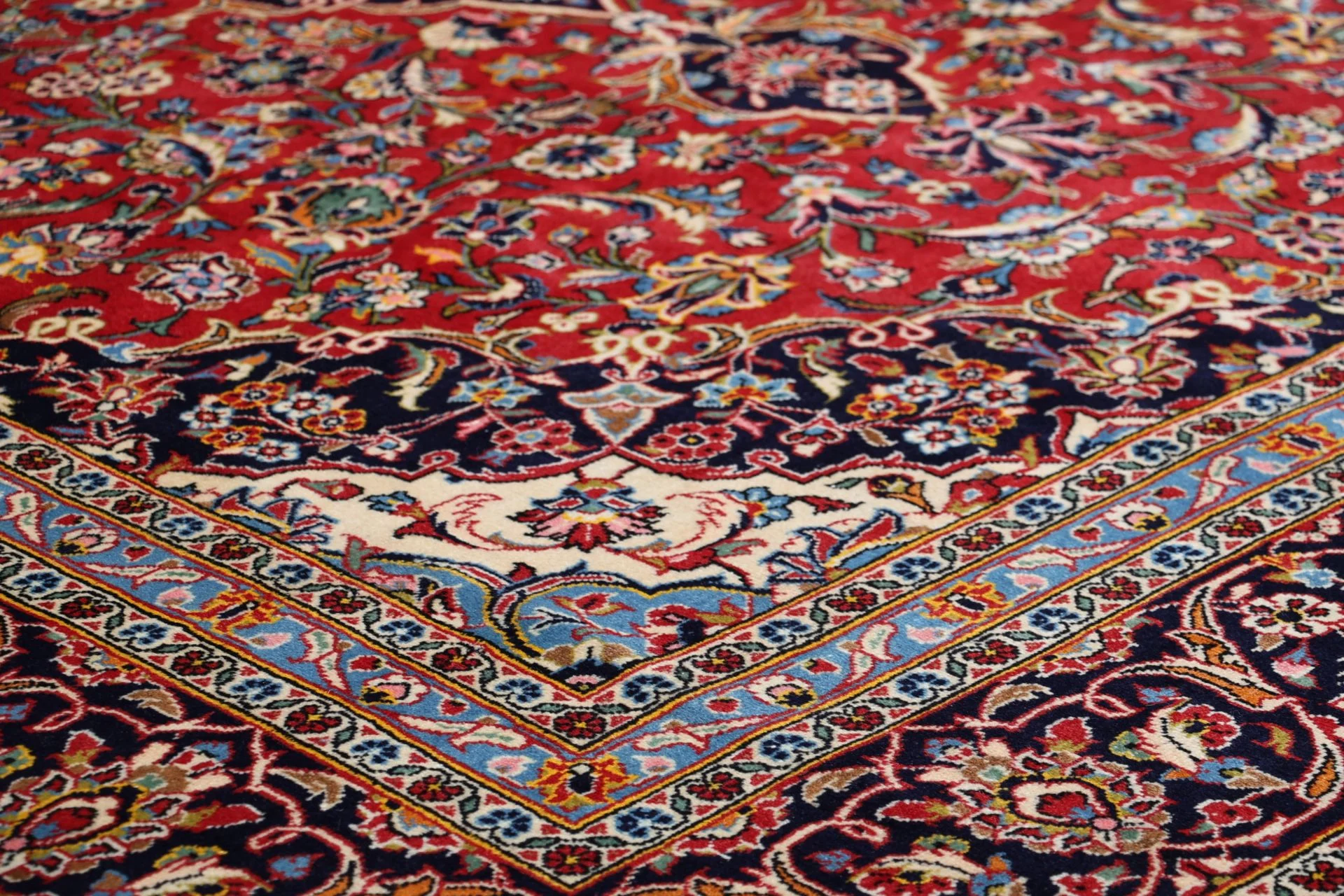 Handgeknüpfter Kashan Perserteppich 250 × 345 cm