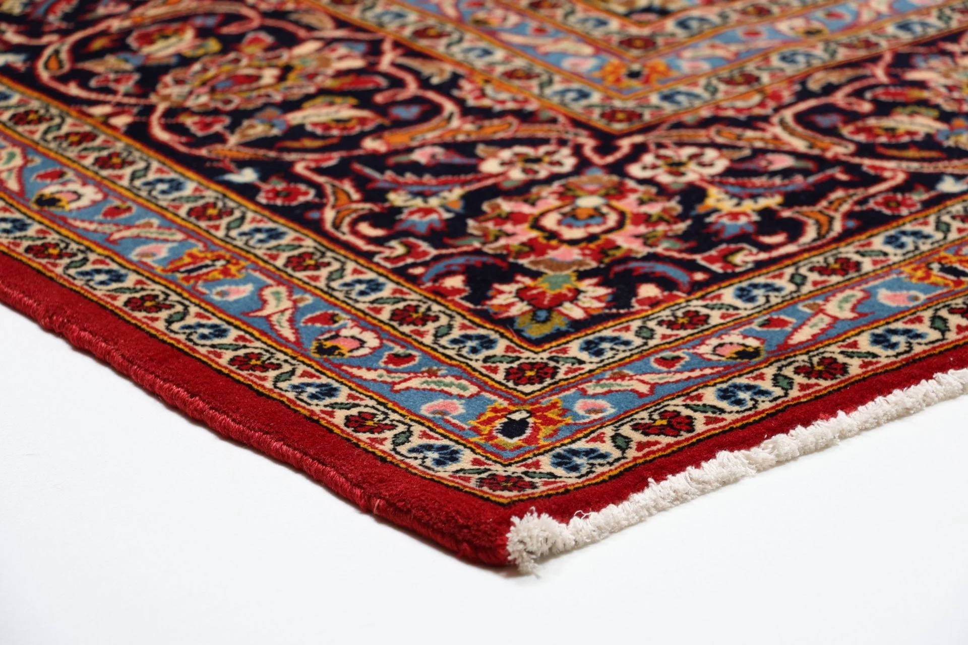 Handgeknüpfter Kashan Perserteppich 250 × 345 cm