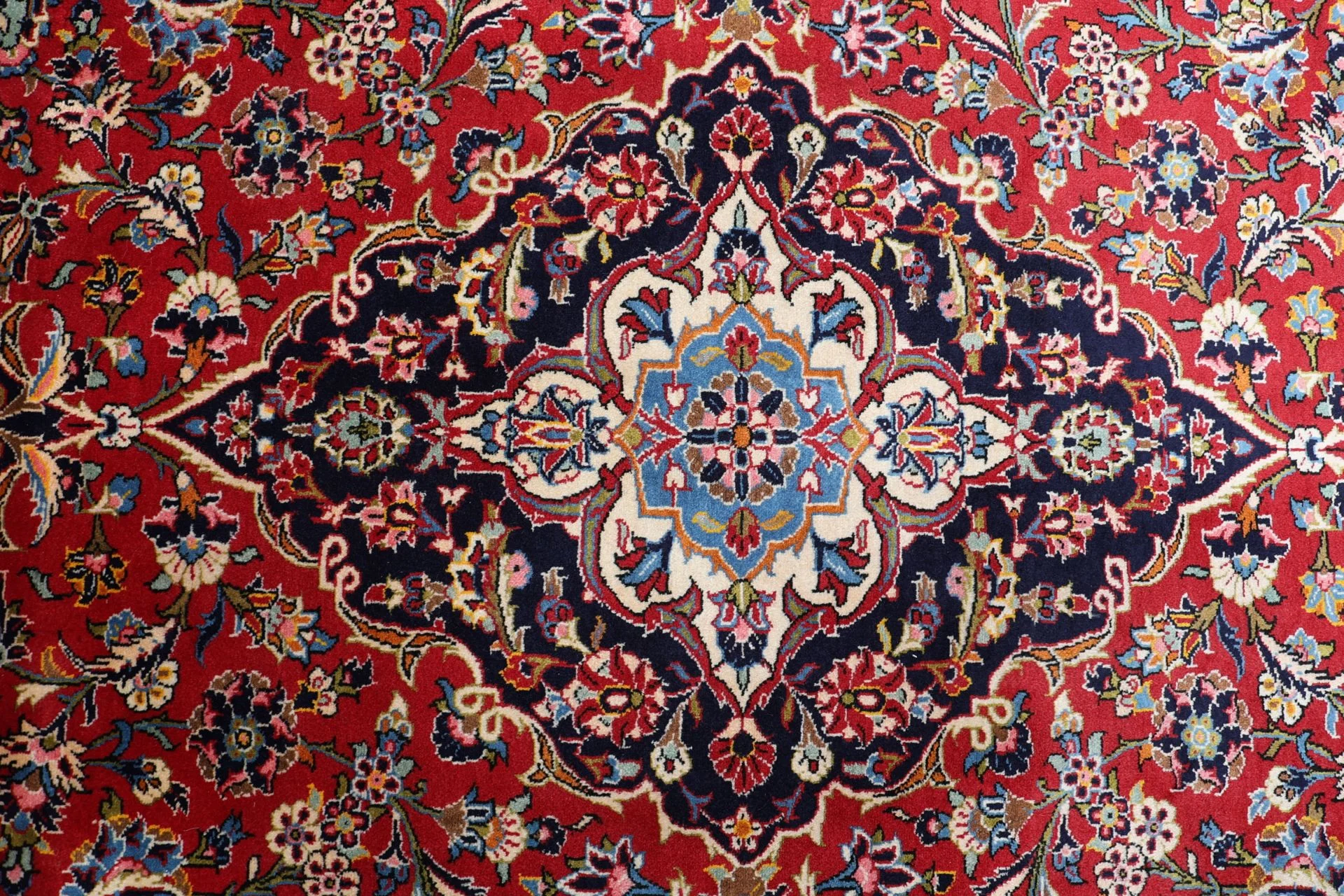 Handgeknüpfter Kashan Perserteppich 250 × 345 cm