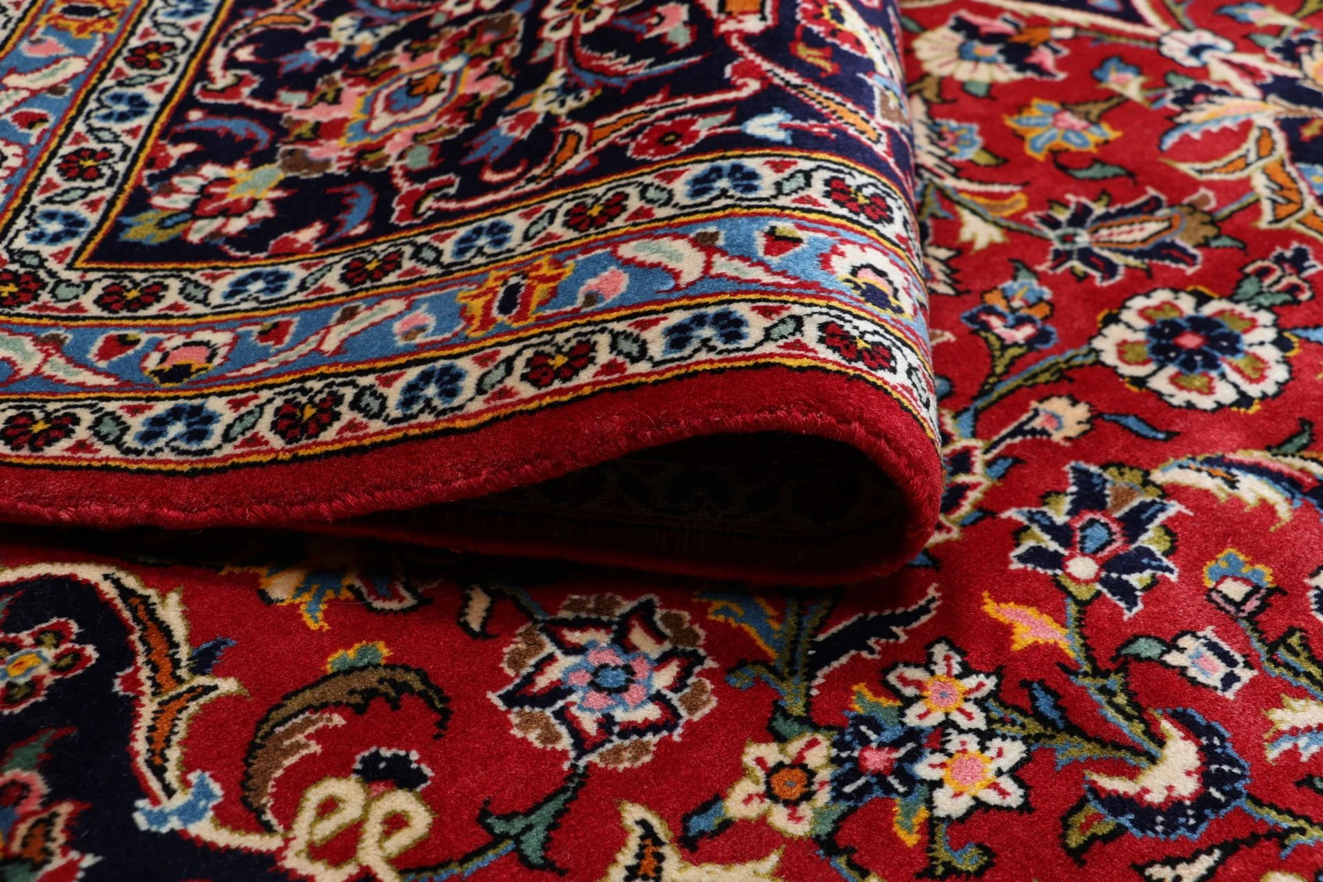 Handgeknüpfter Kashan Perserteppich 250 × 345 cm