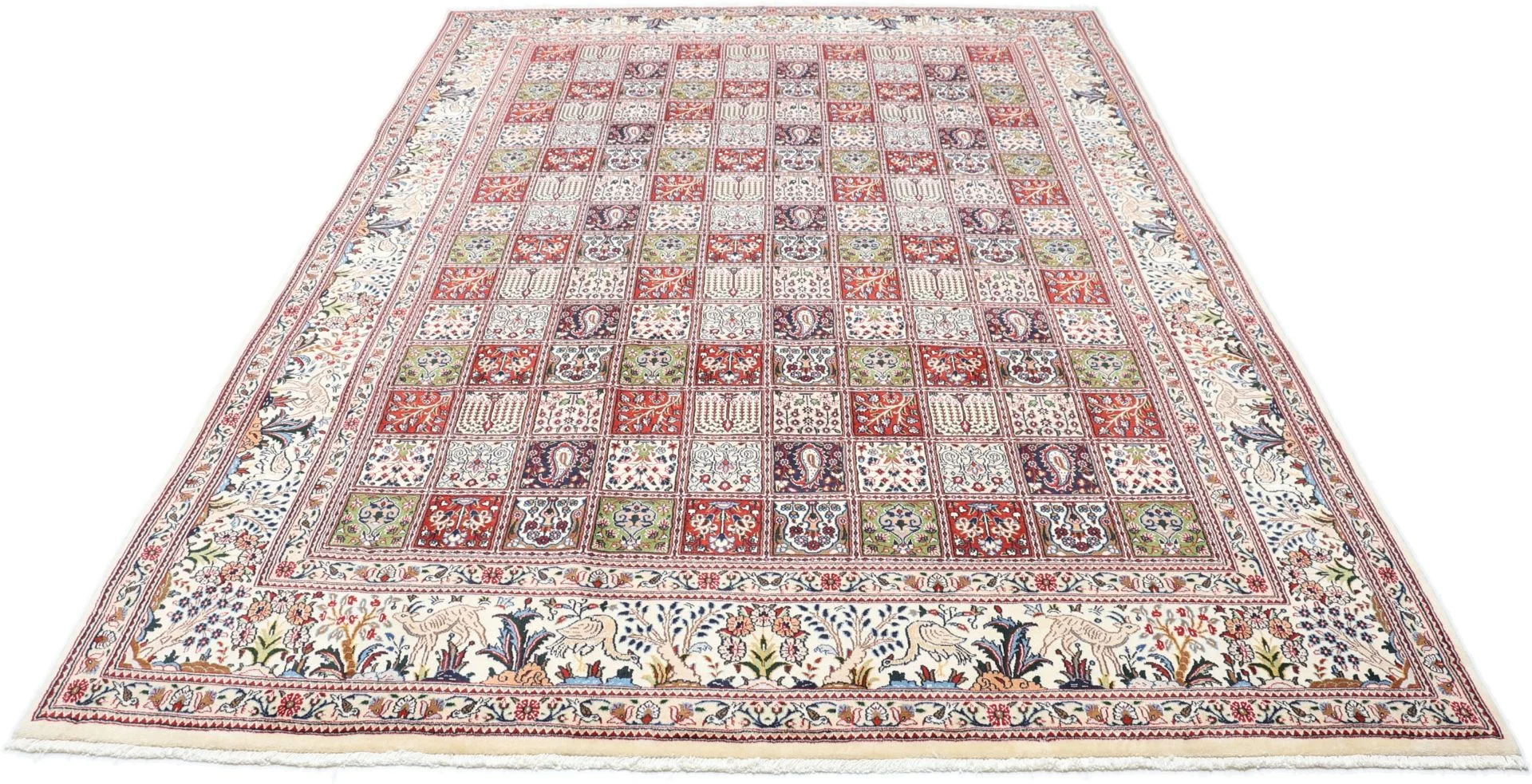 Moud Perserteppich aus Iran, 242 × 350 cm