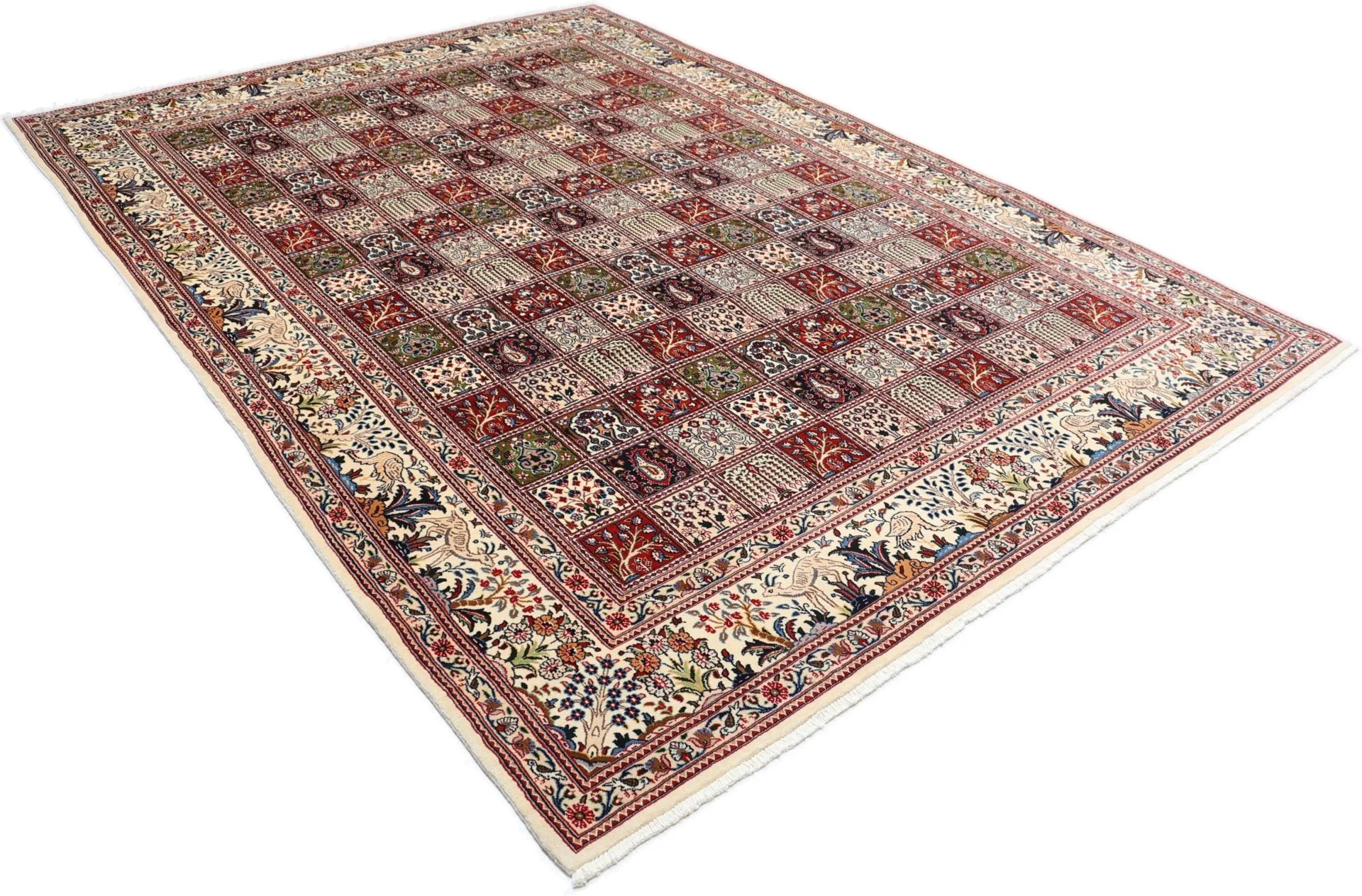 Moud Perserteppich aus Iran, 242 × 350 cm