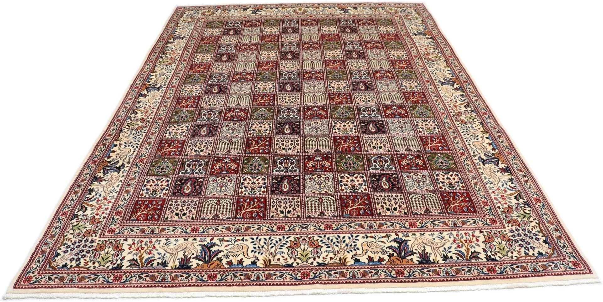Moud Perserteppich aus Iran, 242 × 350 cm