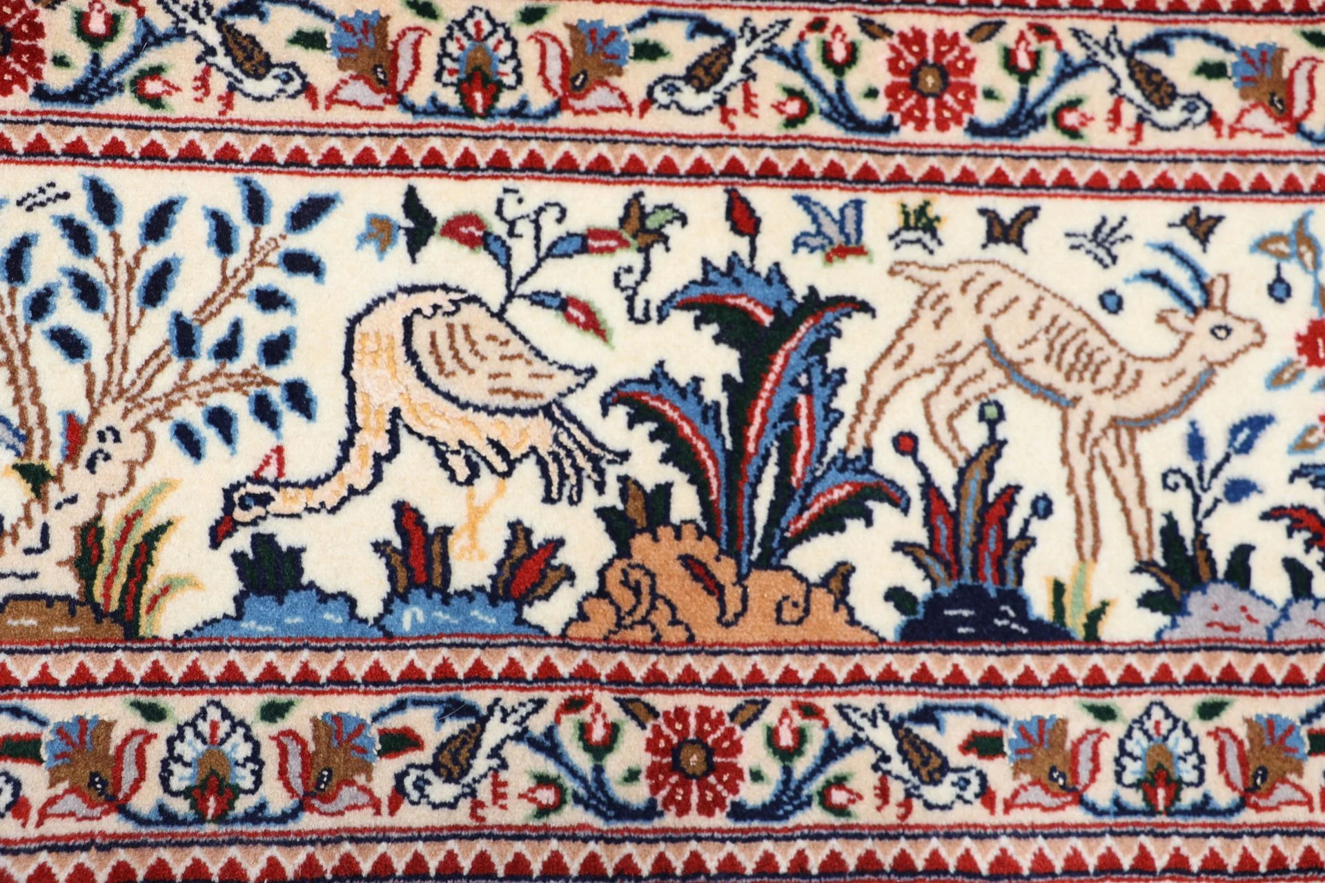 Moud Perserteppich aus Iran, 242 × 350 cm