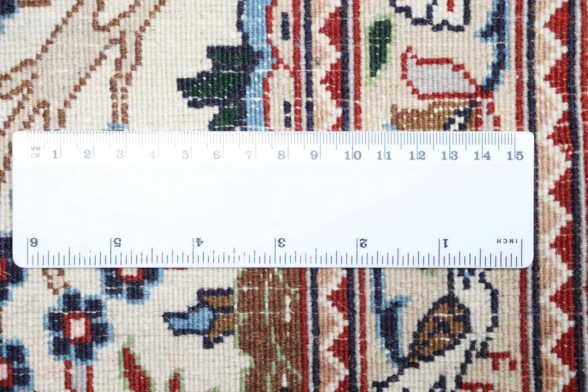 Moud Perserteppich aus Iran, 242 × 350 cm