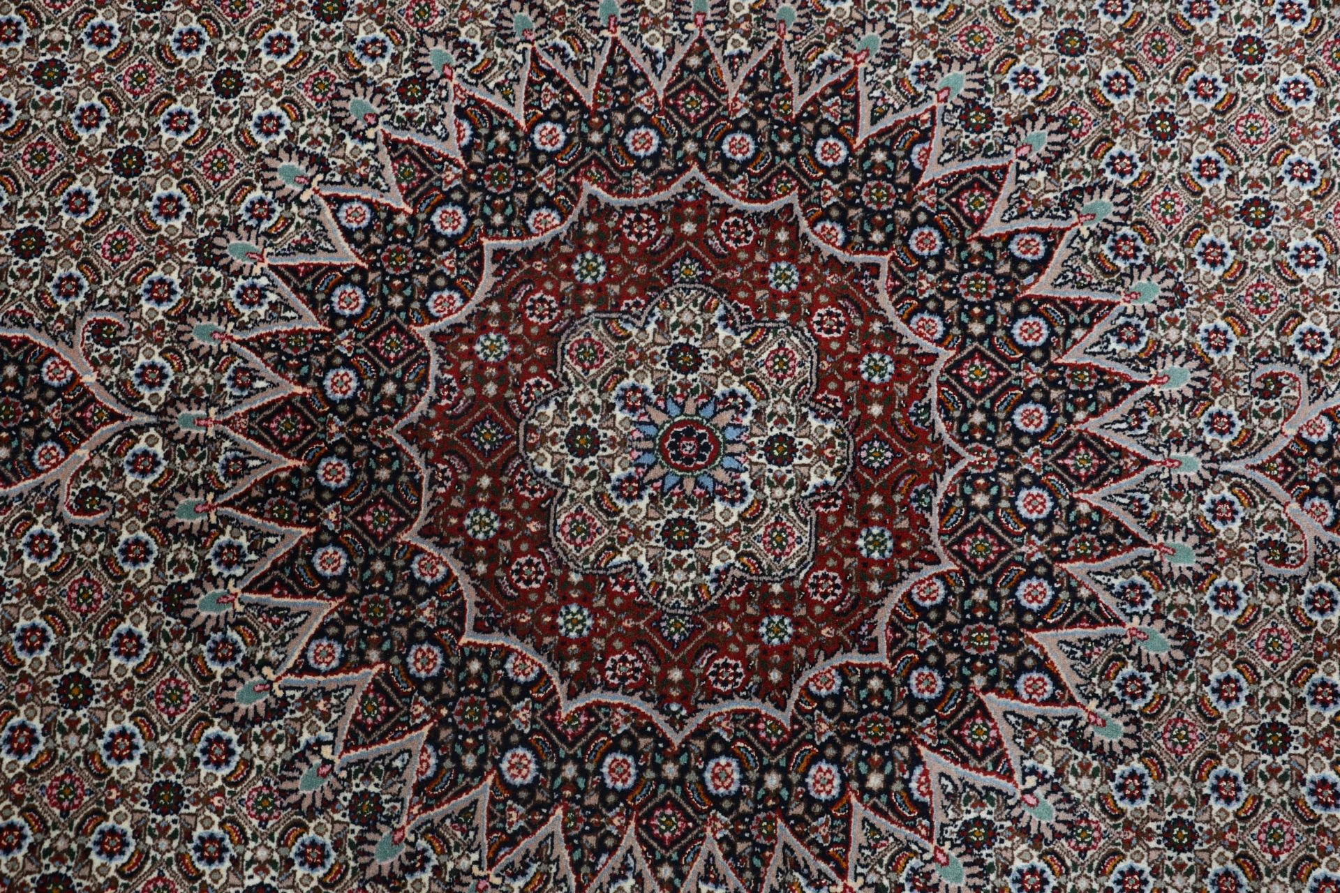 Handgeknüpfter Moud Perserteppich 197 × 300 cm