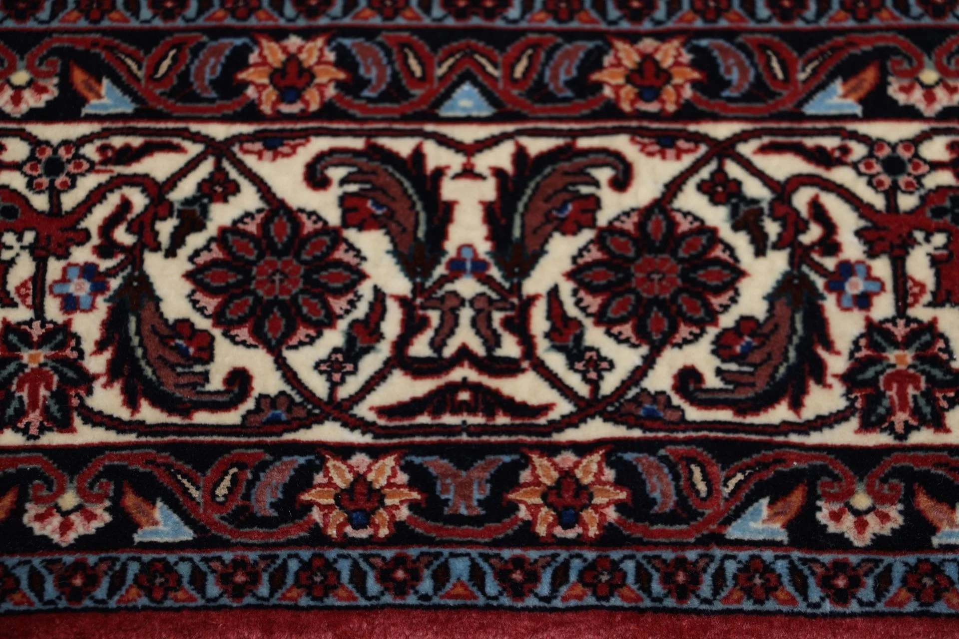 Bijar Perserteppich 204 × 212 cm aus Wolle & Seide, handgeknüpft