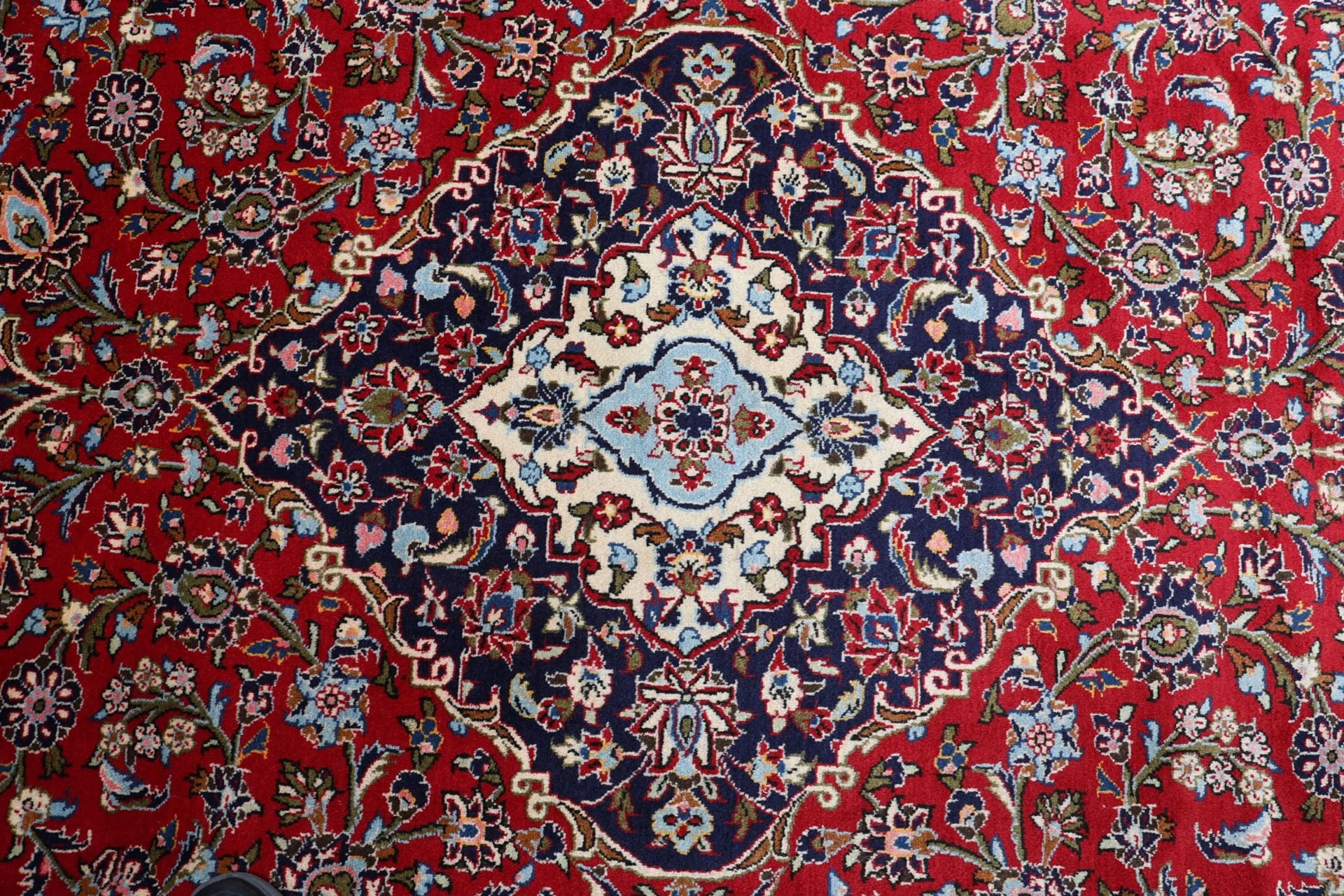 Handgeknüpfter Kashan Perserteppich 245 × 345 cm