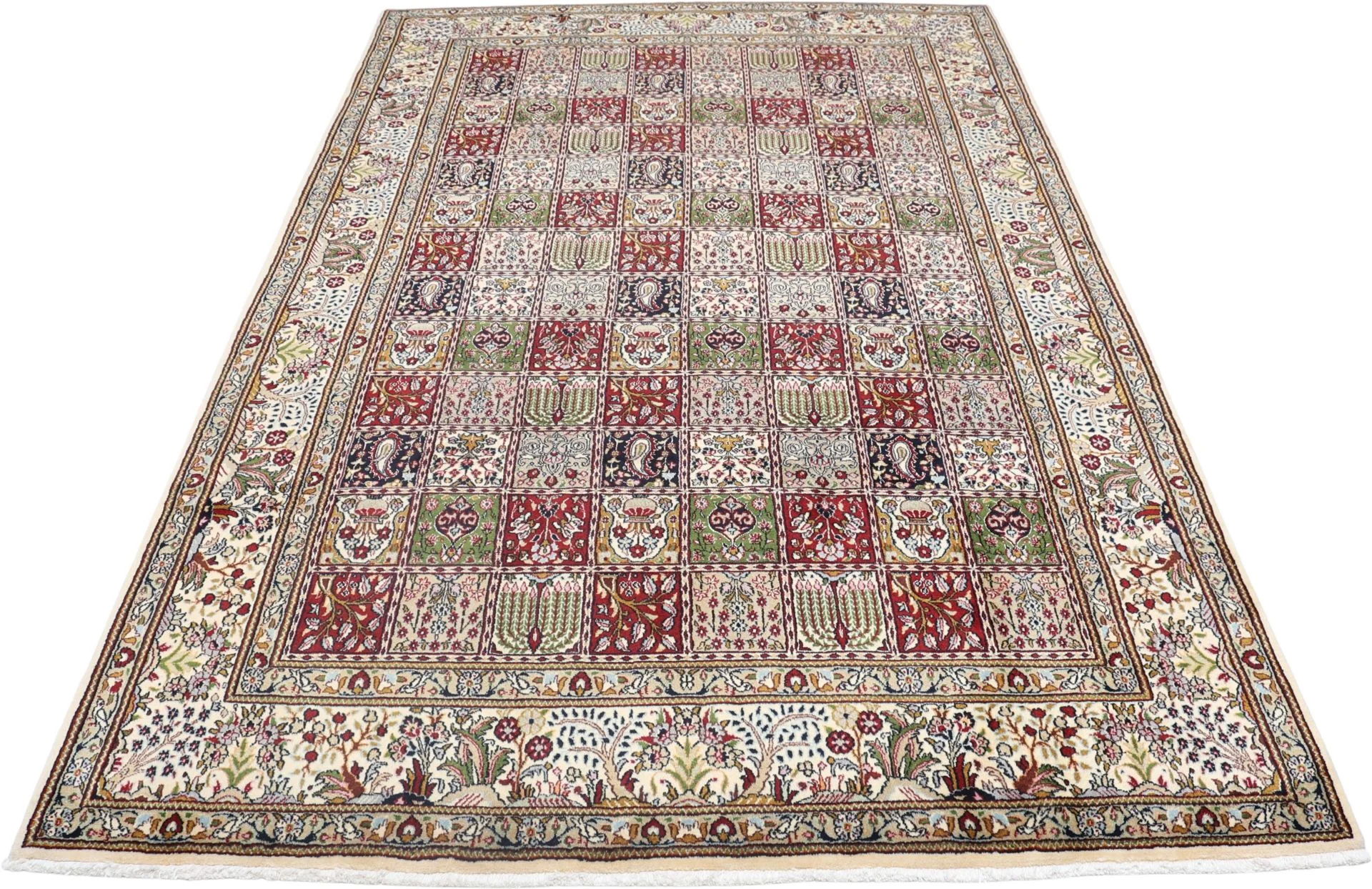 Moud Perserteppich aus Iran, 197 × 306 cm