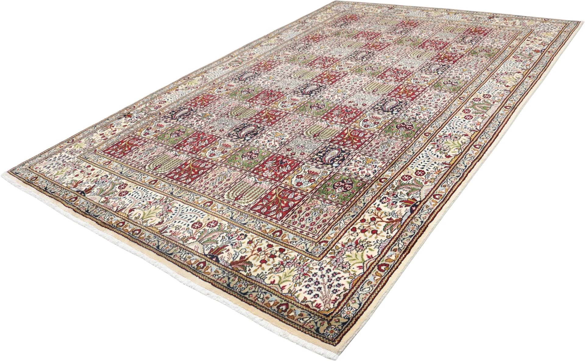 Moud Perserteppich aus Iran, 197 × 306 cm