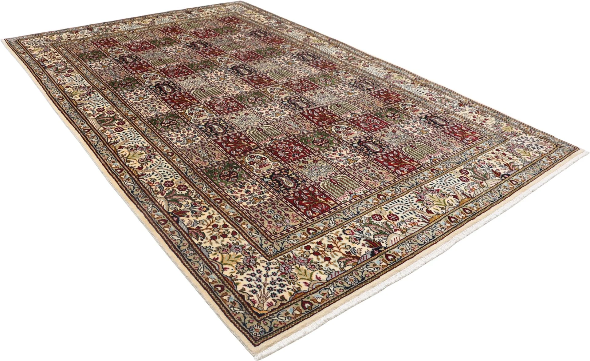 Moud Perserteppich aus Iran, 197 × 306 cm