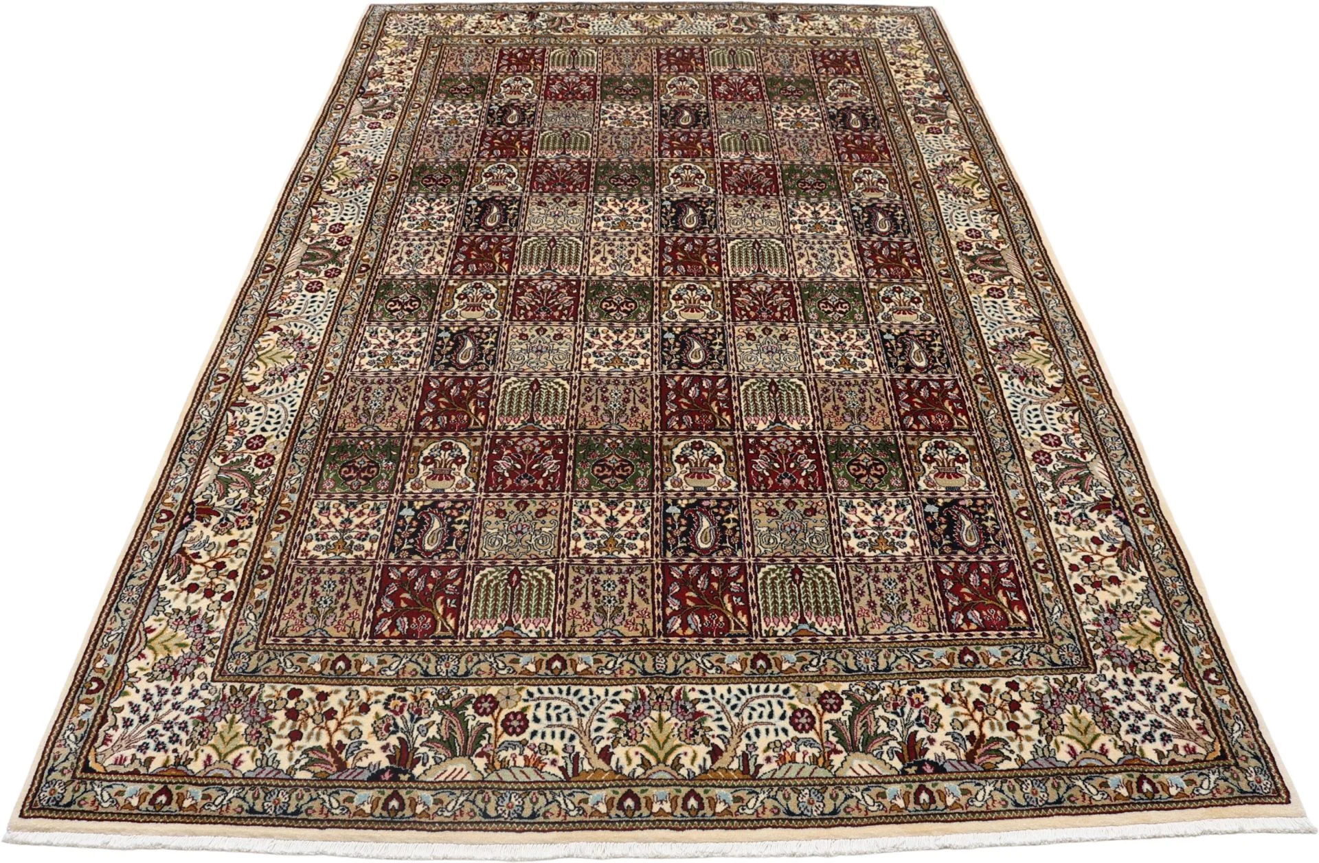 Moud Perserteppich aus Iran, 197 × 306 cm