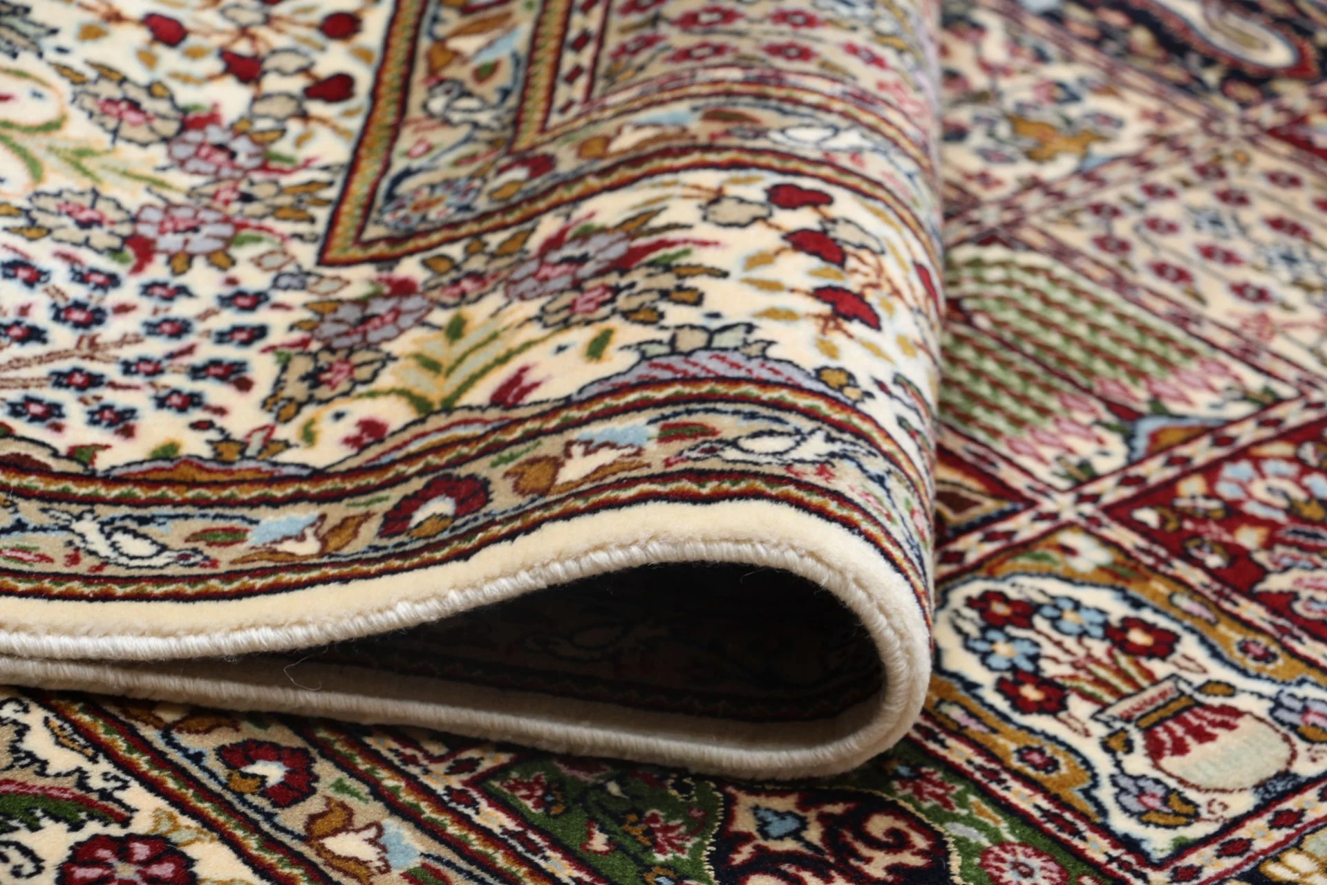 Moud Perserteppich aus Iran, 197 × 306 cm