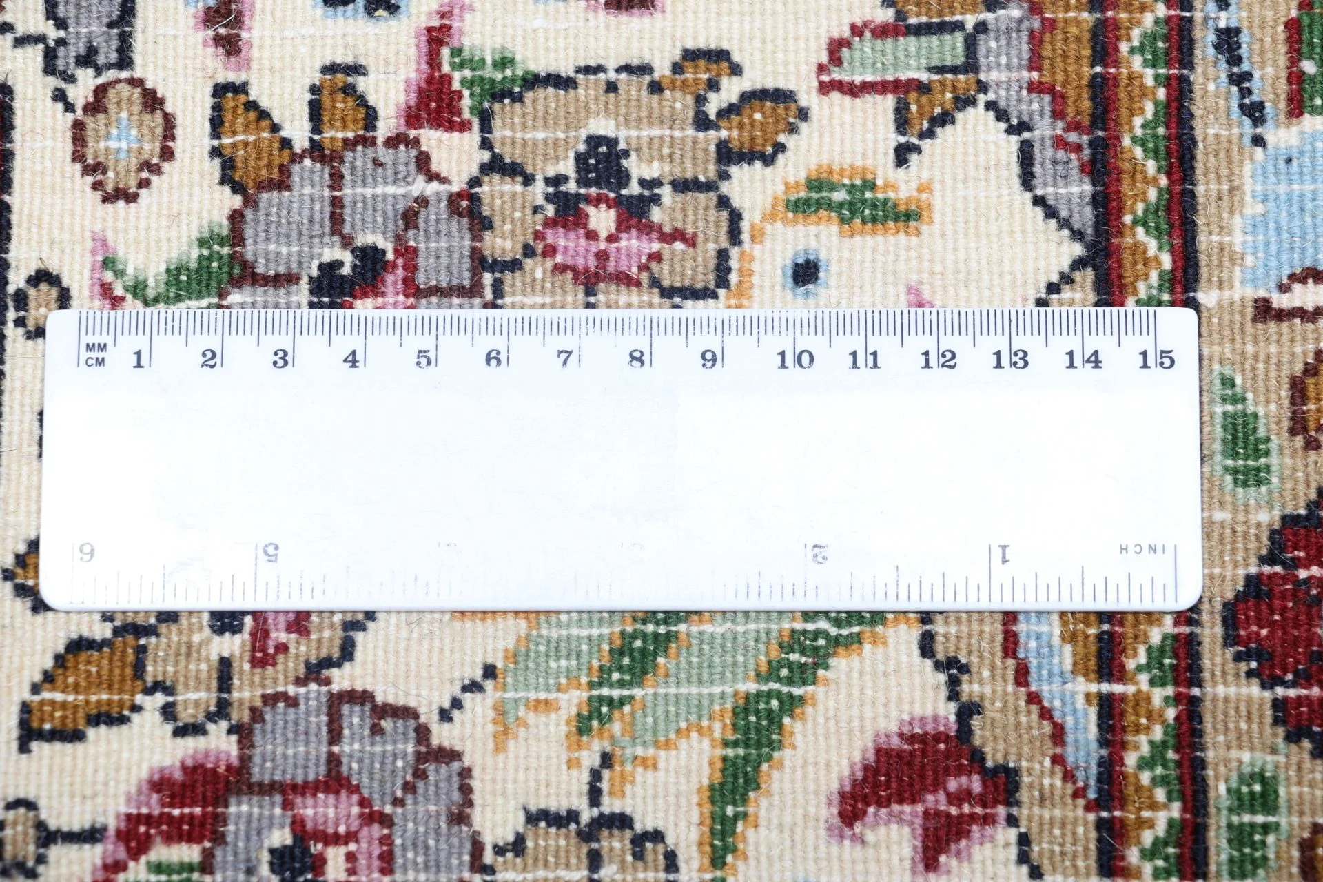 Moud Perserteppich aus Iran, 197 × 306 cm
