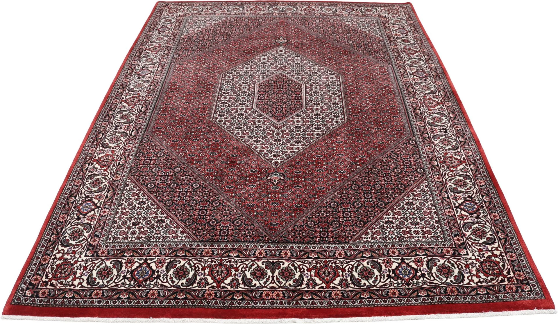 Handgeknüpfter Bijar Perserteppich, 203 × 280 cm, Wolle & Seide
