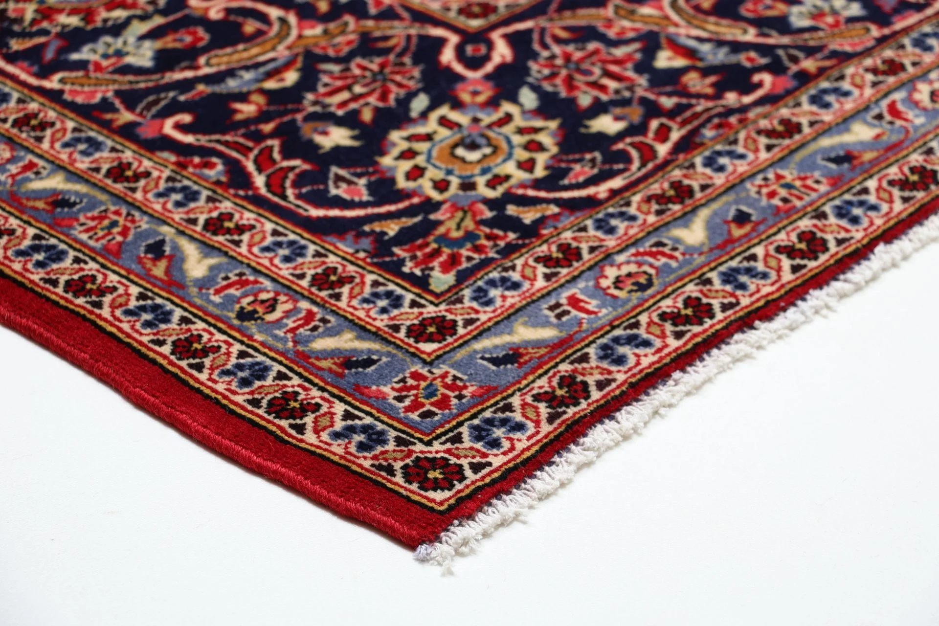 Handgeknüpfter Kashan Perserteppich 245 × 350 cm